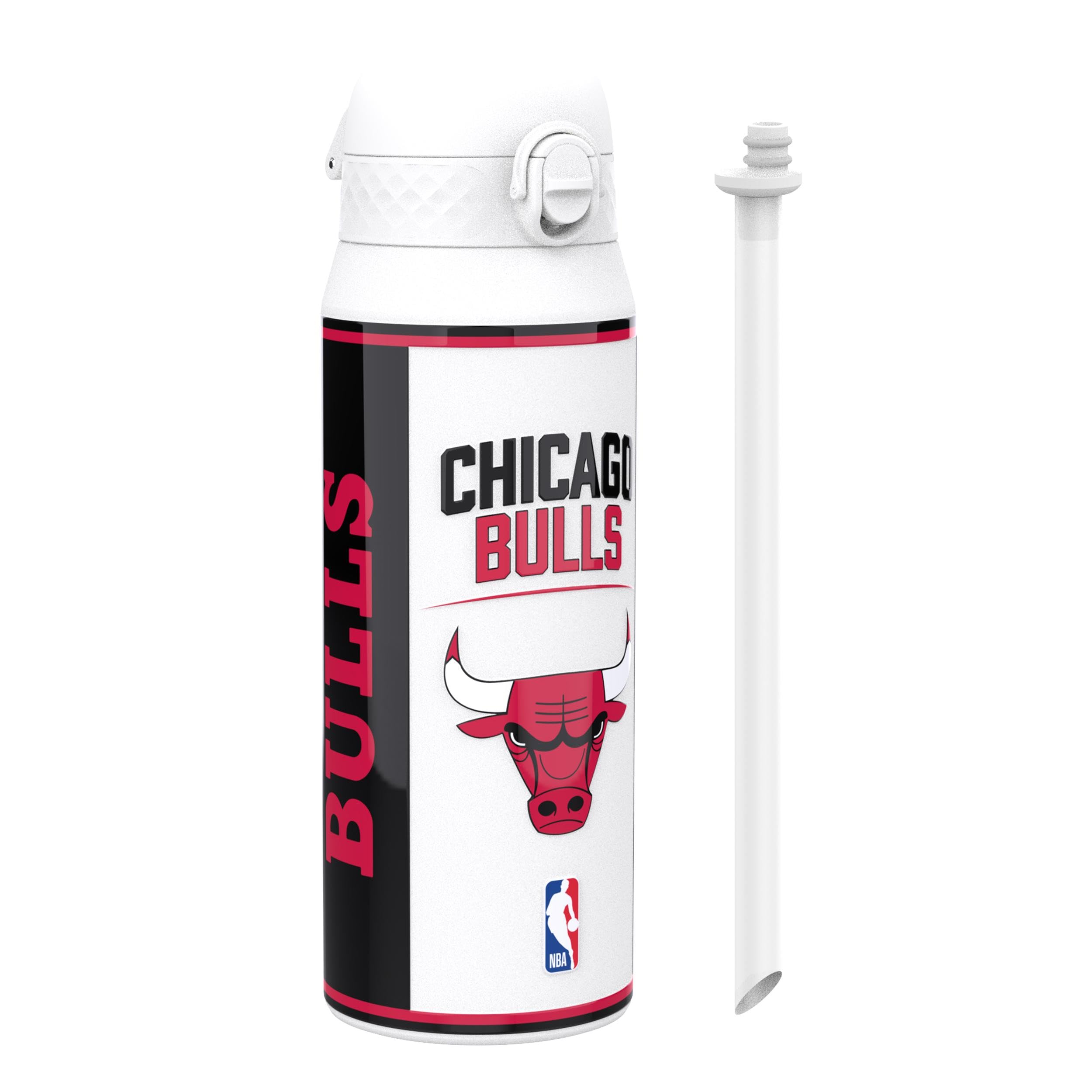 Ion8 NBA Chicago Bulls Game Day Series Insulated Water Bottle, 750ml/24oz