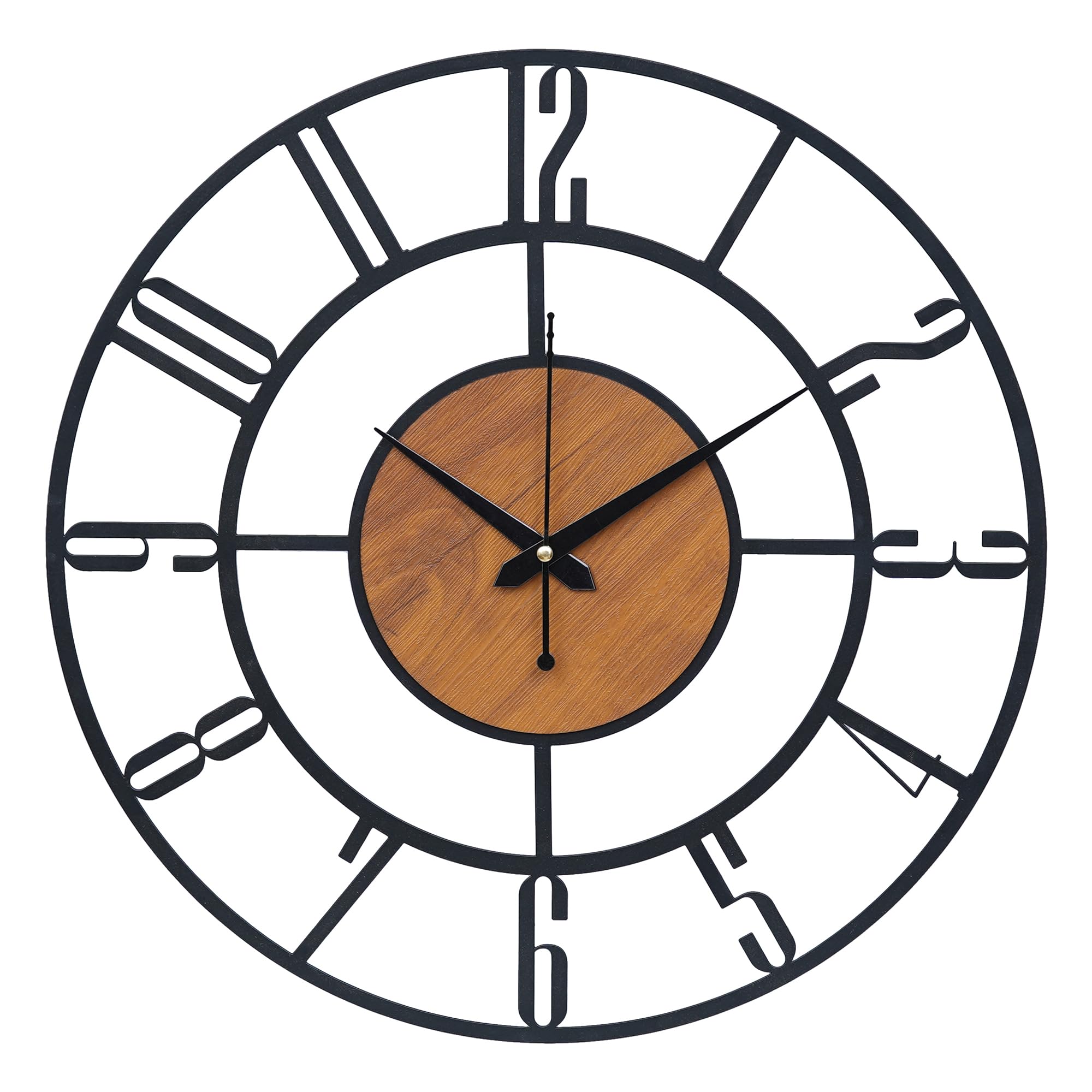 Ingo Creation Antique Metal Analog Wall Clock For Home| Big Size Modern Decorative Wall Watch For Home Decor(English Number,40 C