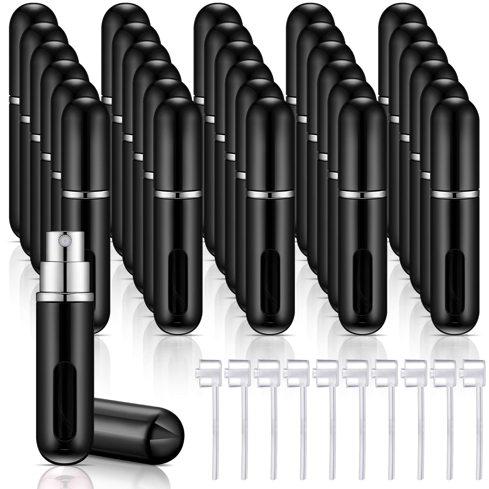 Remerry 30 Pcs 5ml Perfume Atomizer Bottles, Refillable Travel Spray
