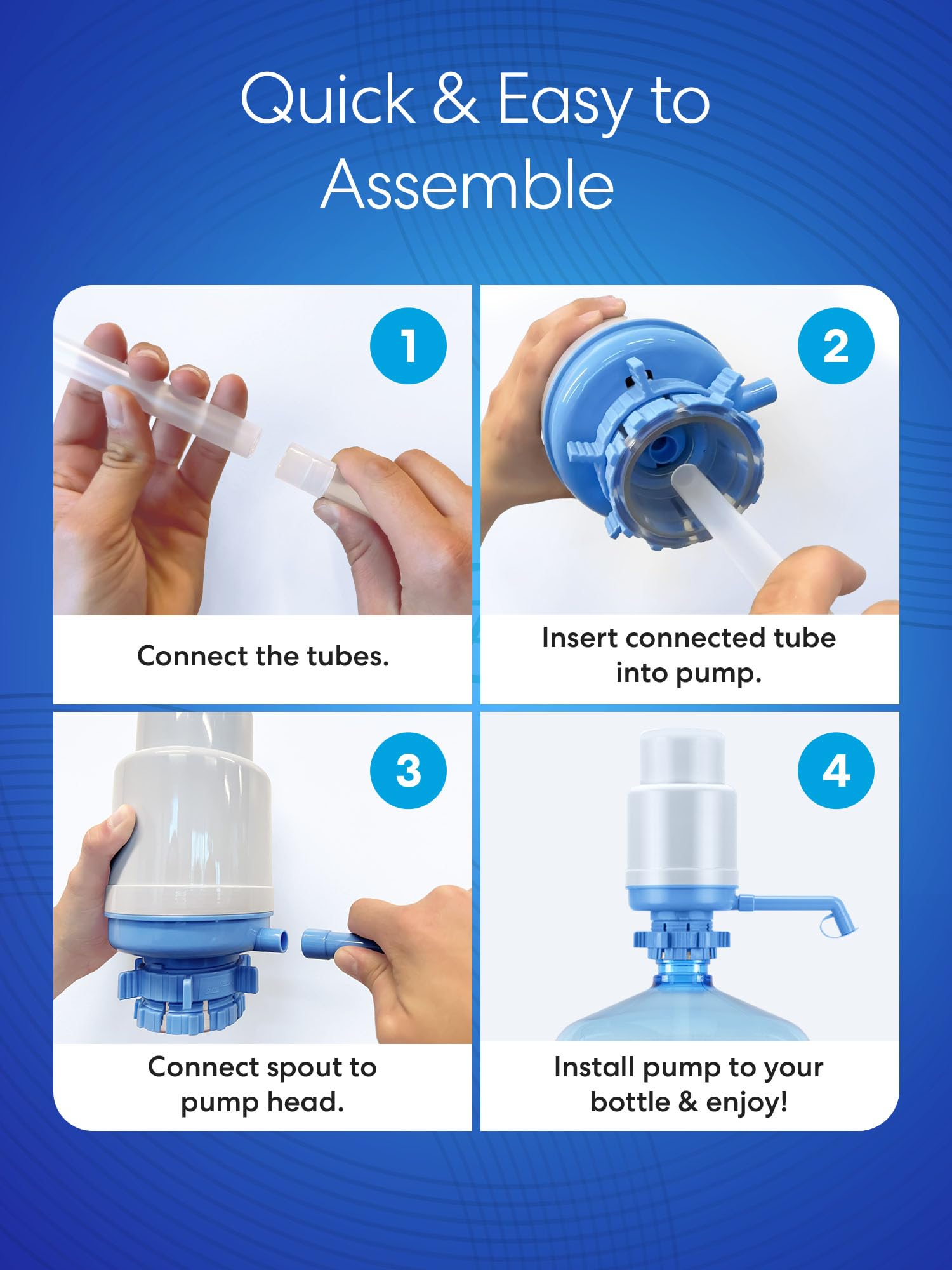 Brio Universal Manual Drinking Water Pump (Green)