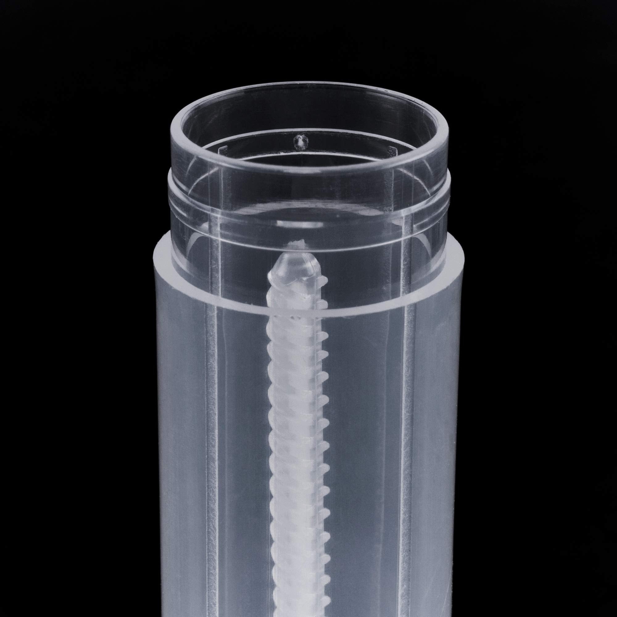 Clear Empty 3/16 Oz (5.5Ml) Plastic Container Twist Tubes For Homemade Lip Balms, Cosmetic Gifts (12 Pack)