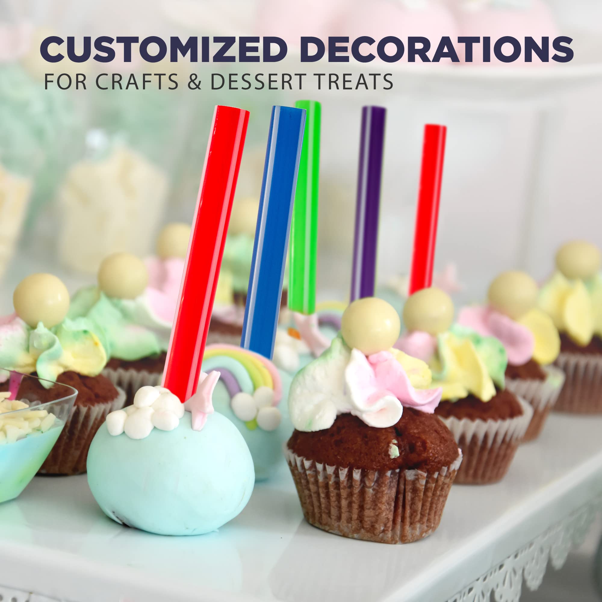 Fit Meal Prep 500 Pack Plastic Large Smoothie Straws 8'', Individually Wrapped Big Milkshake Straws, Bpa Free Disposable Jumbo S