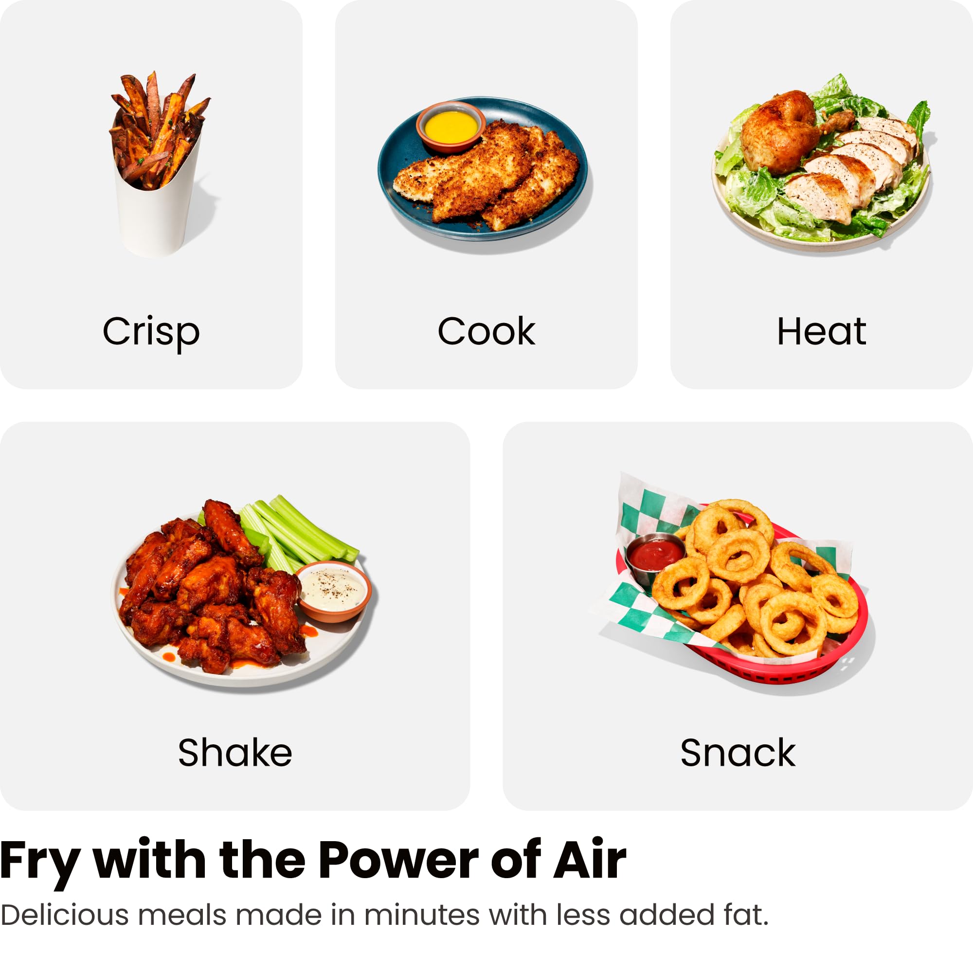 Chefman TurboFry Touch Dual Air Fryer  Maximize The Healthiest Meals With Double Basket Capacity  One-Touch Digital Controls And Shake Reminder For The Perfect Crispy And Low-Calorie Finish