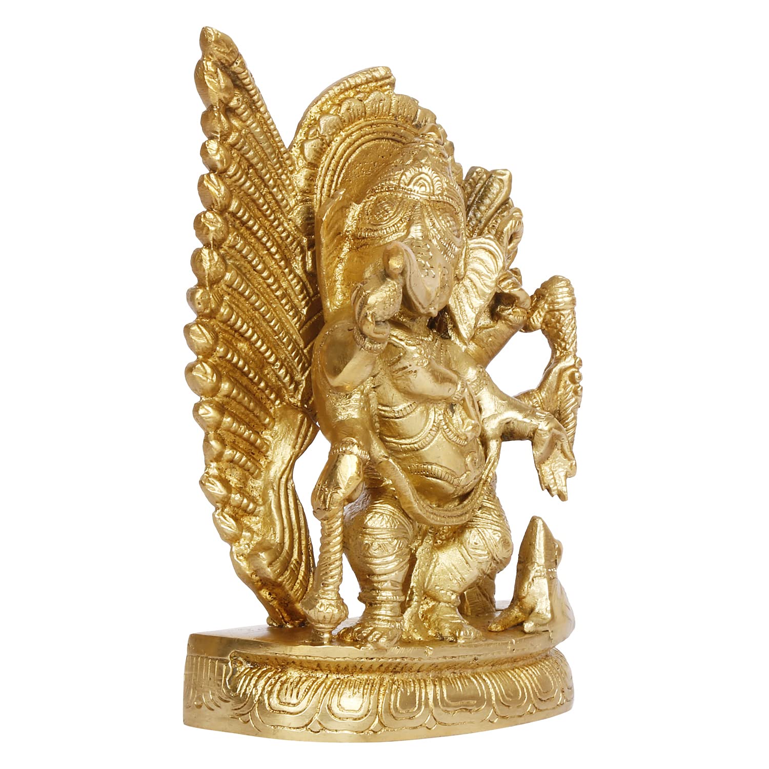 Artvarko Brass Ganesha Idol For Home Dcor Brass Lord Ganesh Ganpati Statue Room Decoration Showpiece Diwali Pooja House Warming