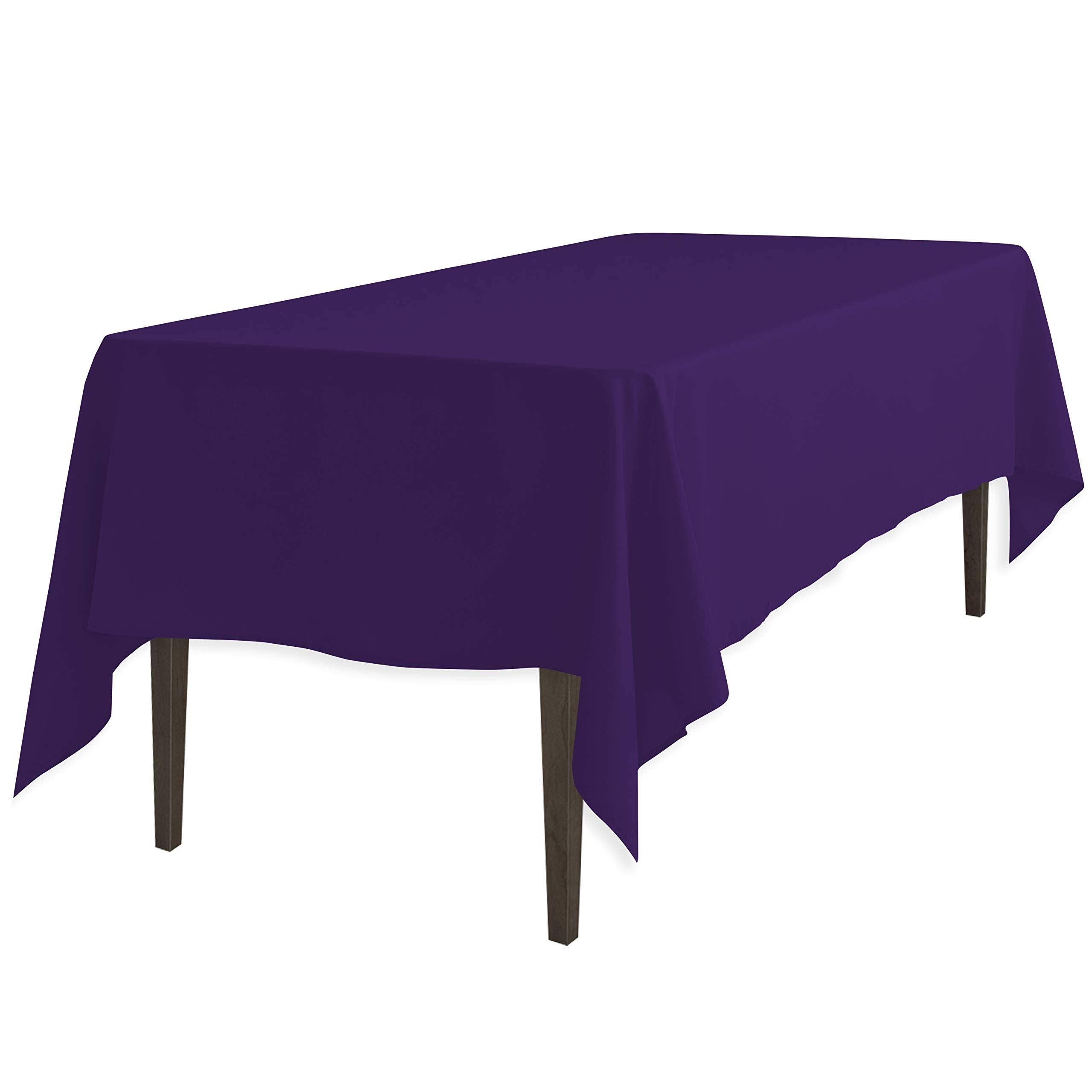 Ltc Linens Tablecloth 70 X 120 In. Rectangular Polyester Tablecloth Purple, (70120-010185)
