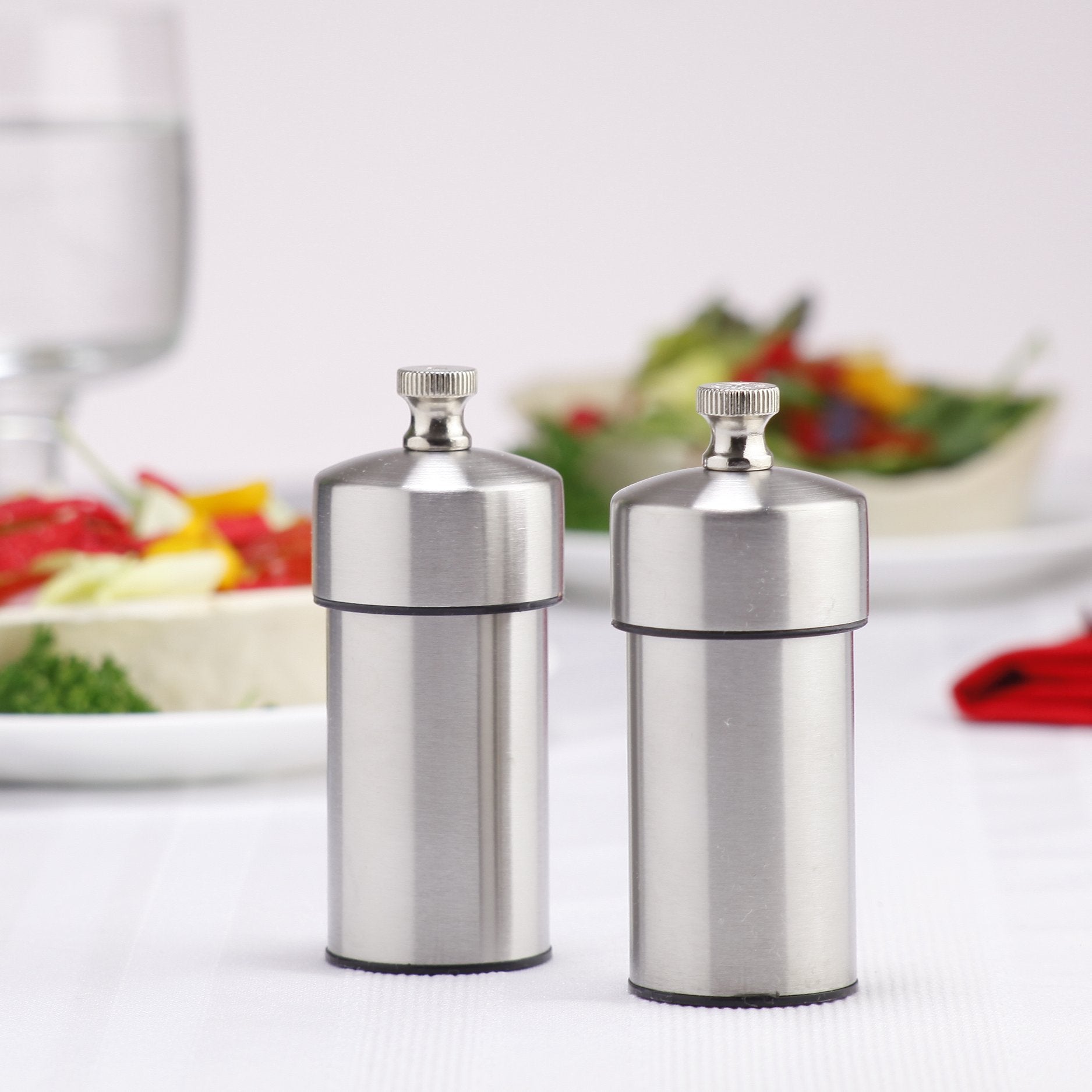 Chef Specialties 4 Inch Futura Pepper Mill And Salt Mill Set