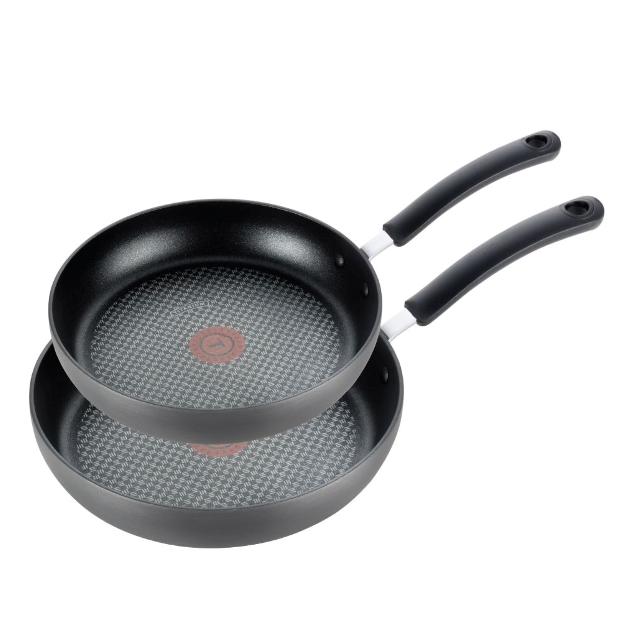 T-Fal Ultimate Hard Anodized Nonstick Fry Pan Set 2 Piece, 10, 12 Inch, Oven Broiler Safe 400F, Cookware, Pots And Pans Set Non