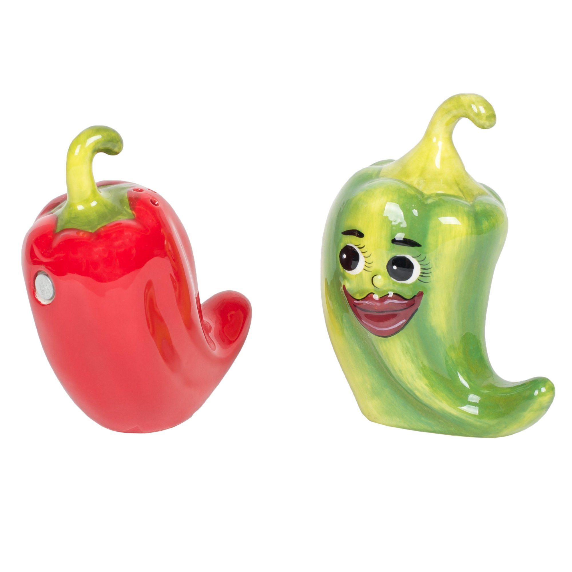 Pacific Giftware 1 X Hot Chili Peppers Magnetic Salt & Pepper Shakers S/P