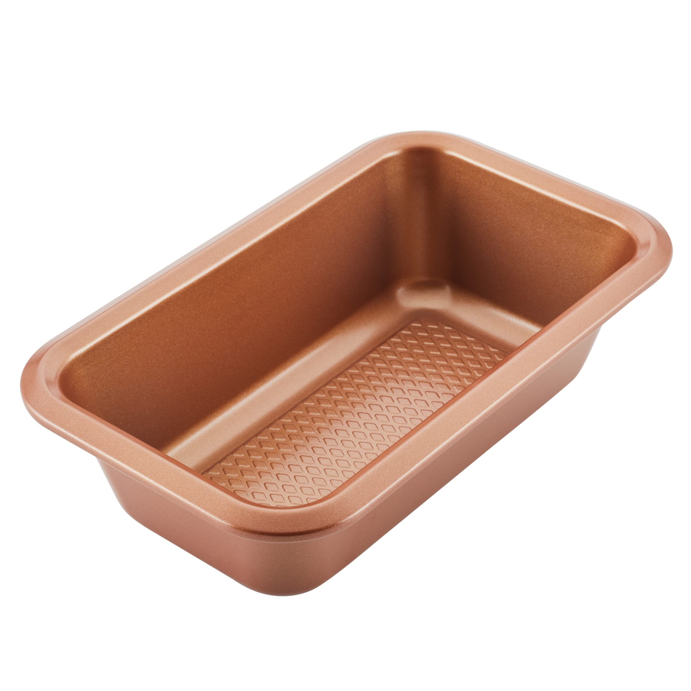 Ayesha Curry Bakeware Nonstick Meatloaf/Loaf Pan Set, Two 9 Inch X 5 Inch, Copper