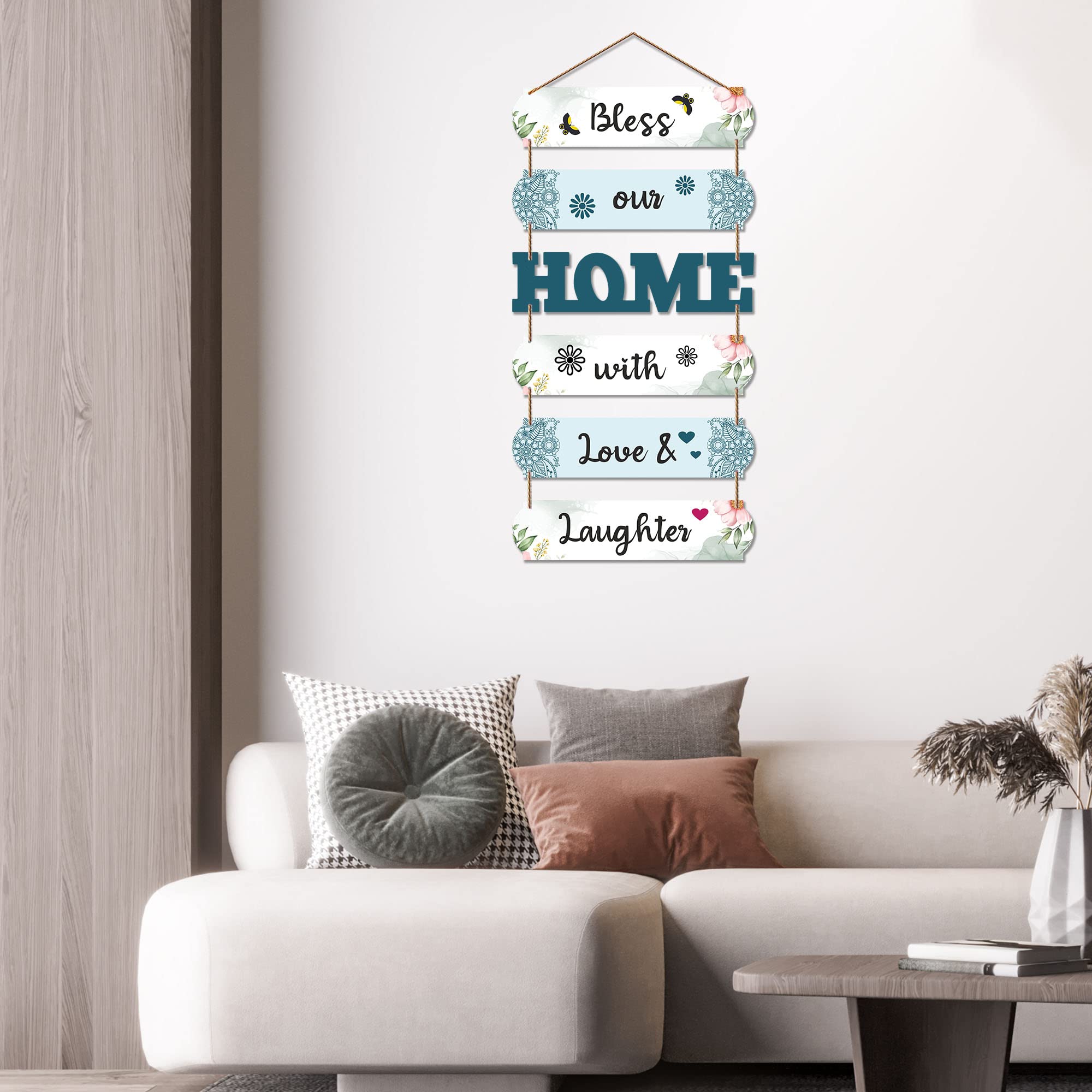 Artvibes Home Quote Decorative Wall Art Wooden Wall Hanger for Living Room | Bedroom | Gifts | Wall Hangings for Home Decoration