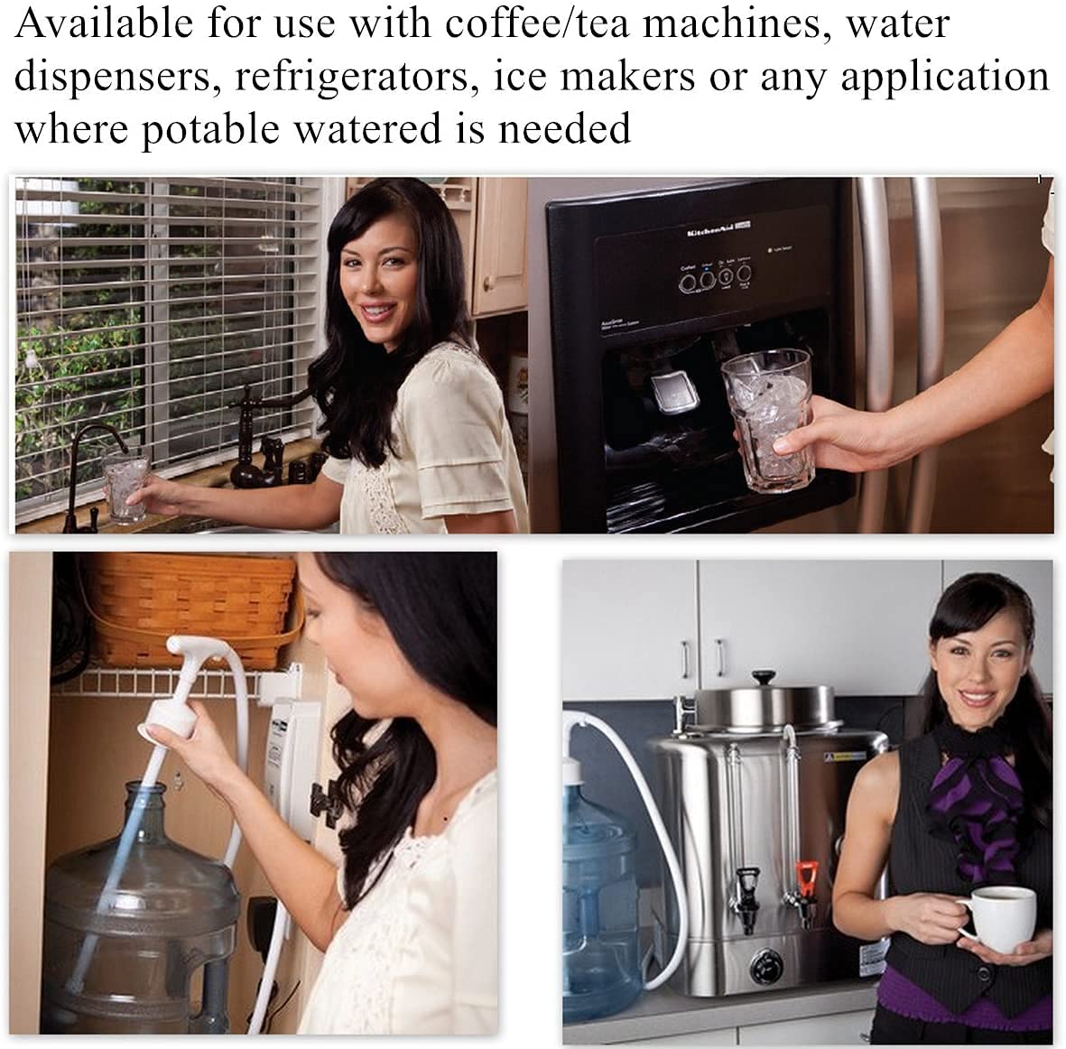 Tdrenergy Bottle Water Dispenser Pump System Automatic 110V 40Psi 1 Gpm For Home/Office Kitchen Refrigerator Coffee Maker Ice Ma