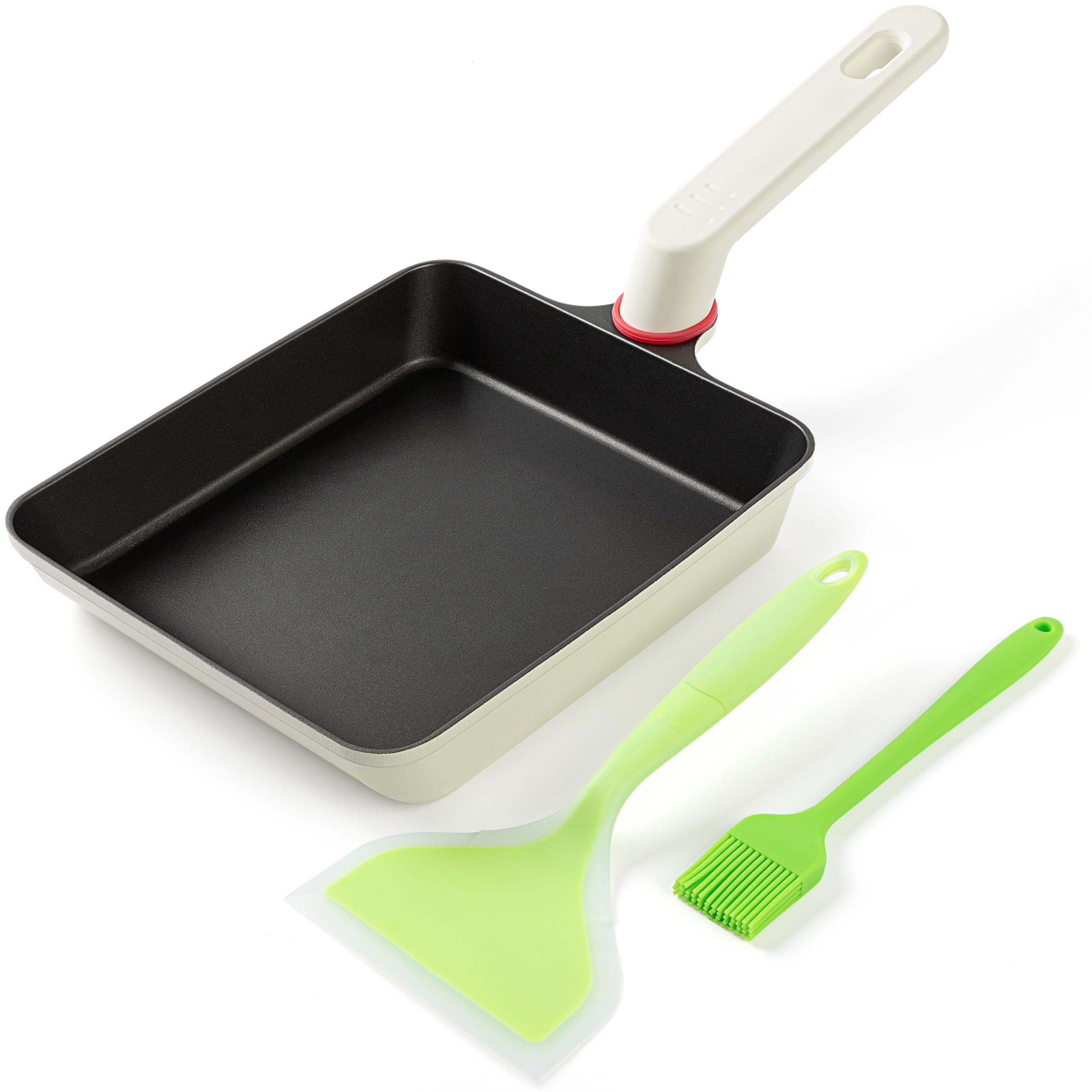 MyLifeUNIT Large Tamagoyaki Pan, 8.7 x 7.3 Nonstick Square Egg Skillet
