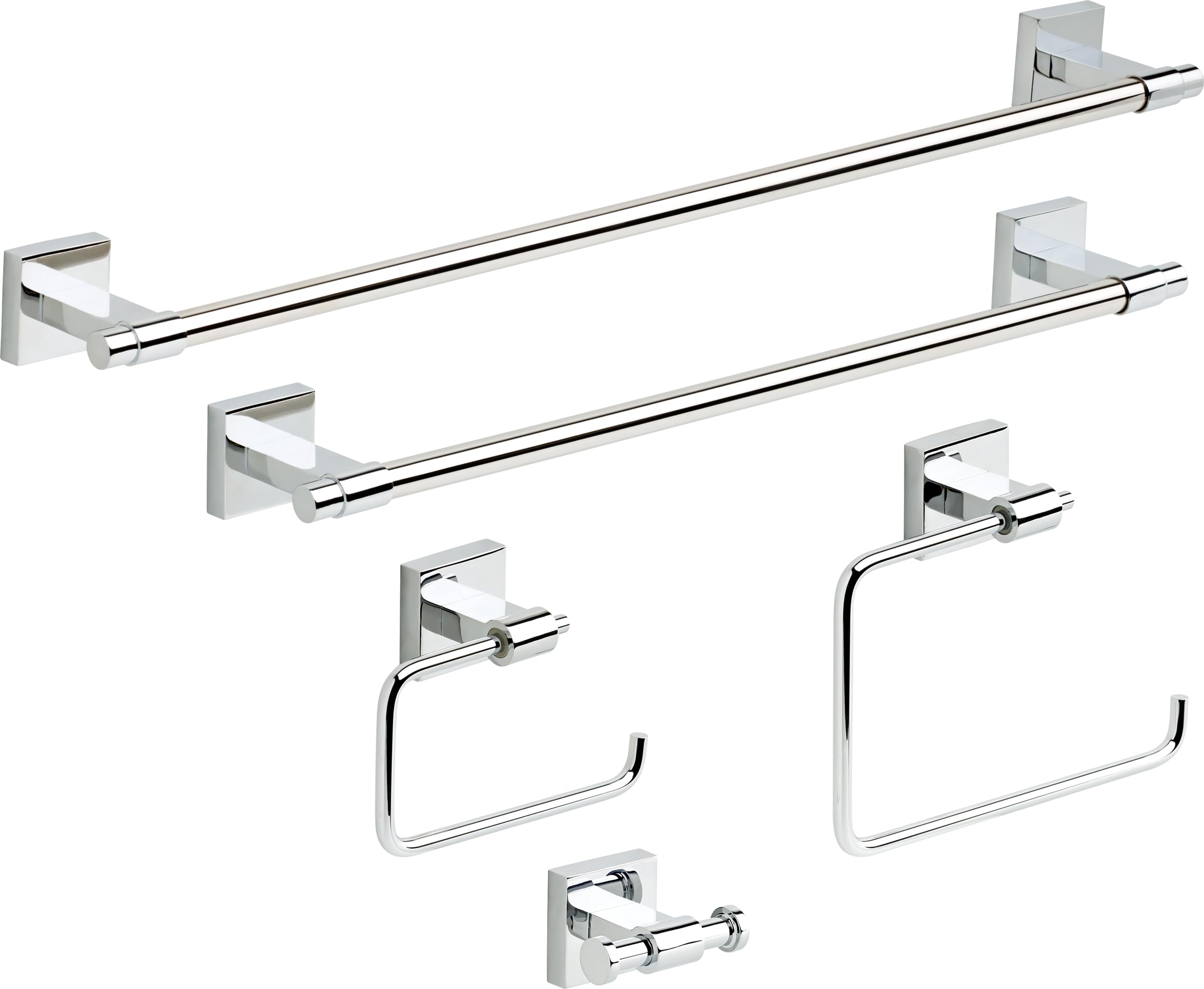 Franklin Brass MAX46-PC Maxted Towel Ring in Chrome 7.87 x 2.15 x 5.8 Inches