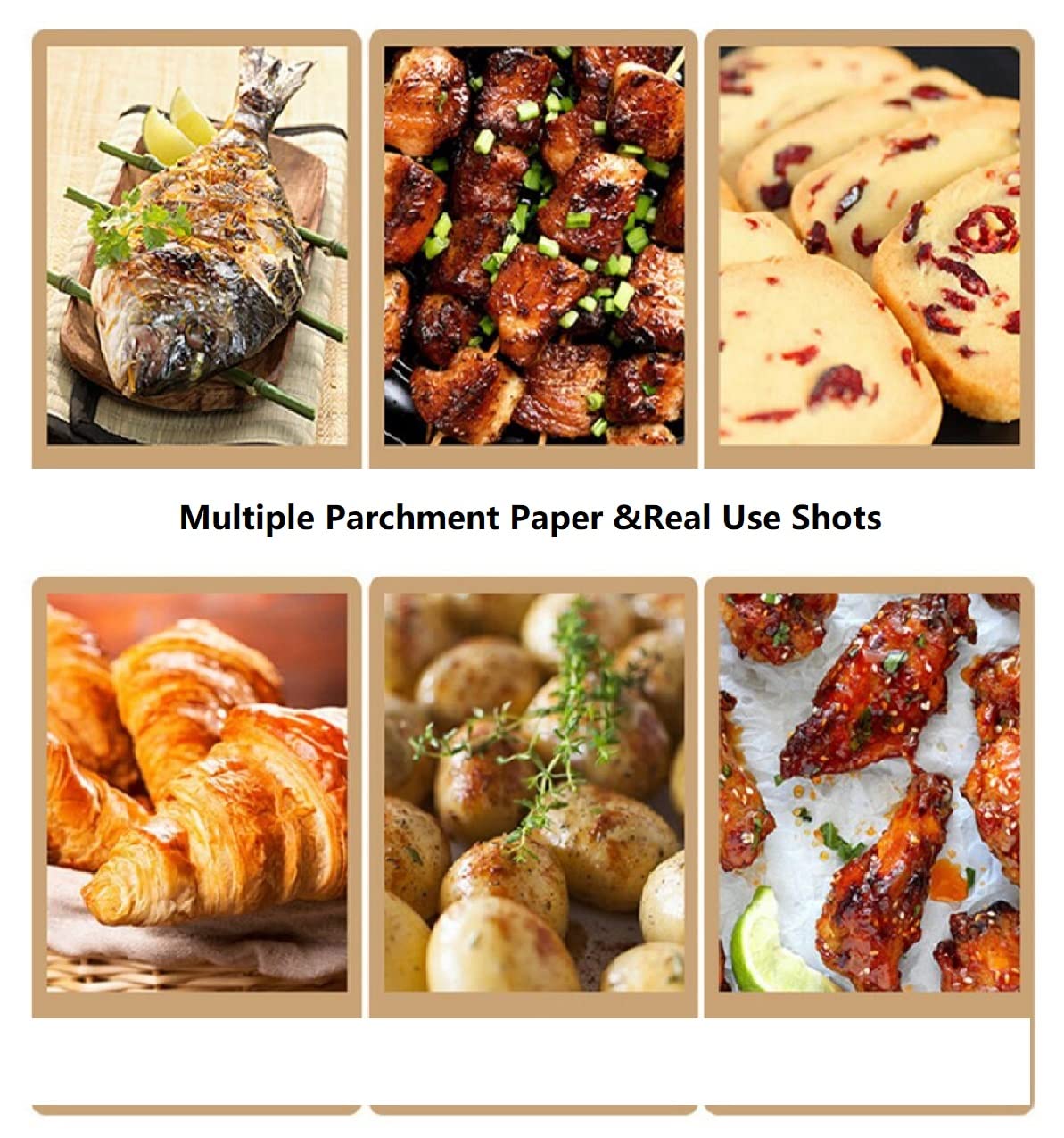 Pack Of 100 9X13 Inches Parchment Paper Sheets, Pre-Cut Greaseproof Paper, Baking Parchment Paper, Fit For Half Sheets Pan, Cook