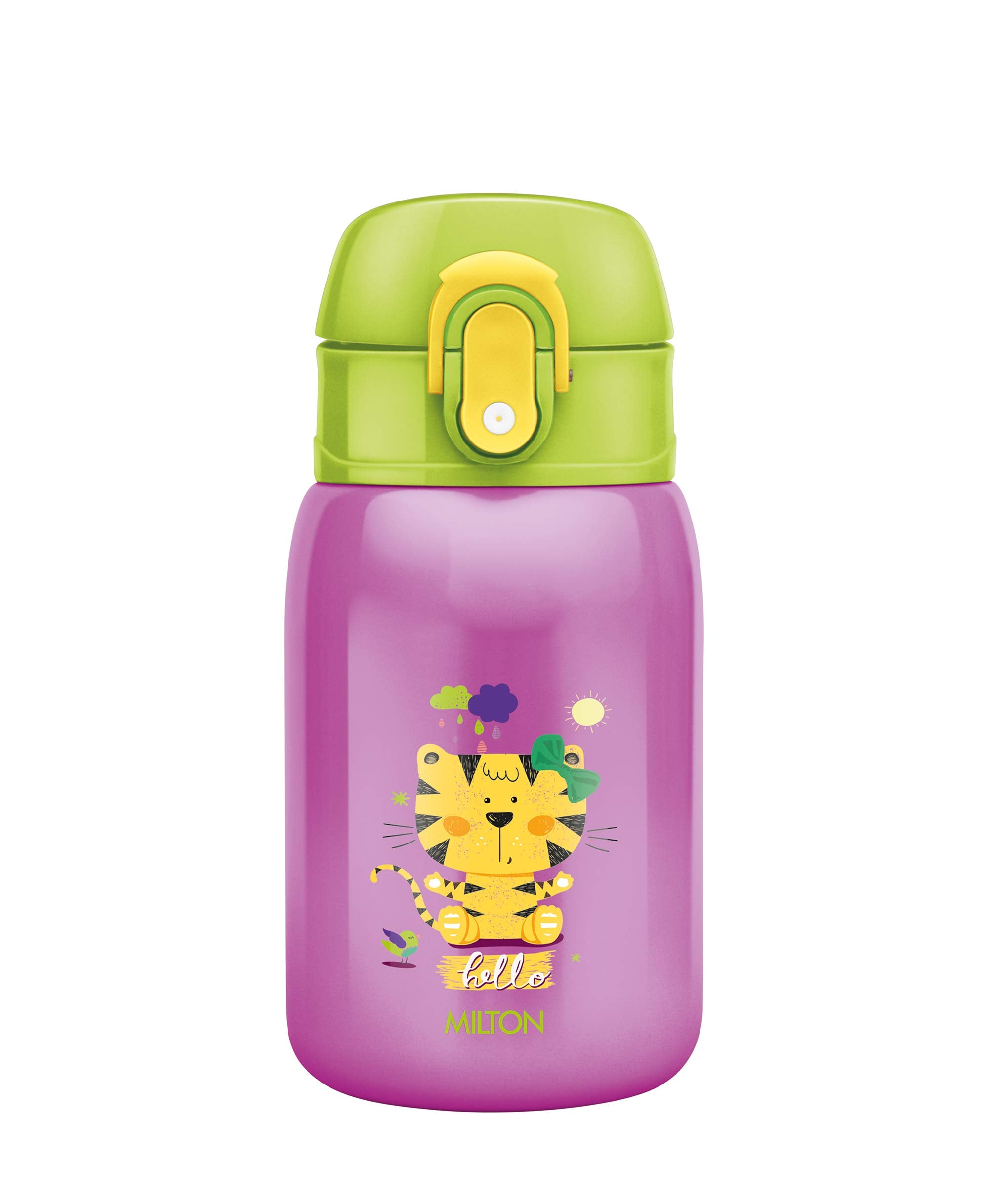 Milton Jolly 275 Thermosteel Kids Hot And Cold Water Bottle, 230 Ml, Purple