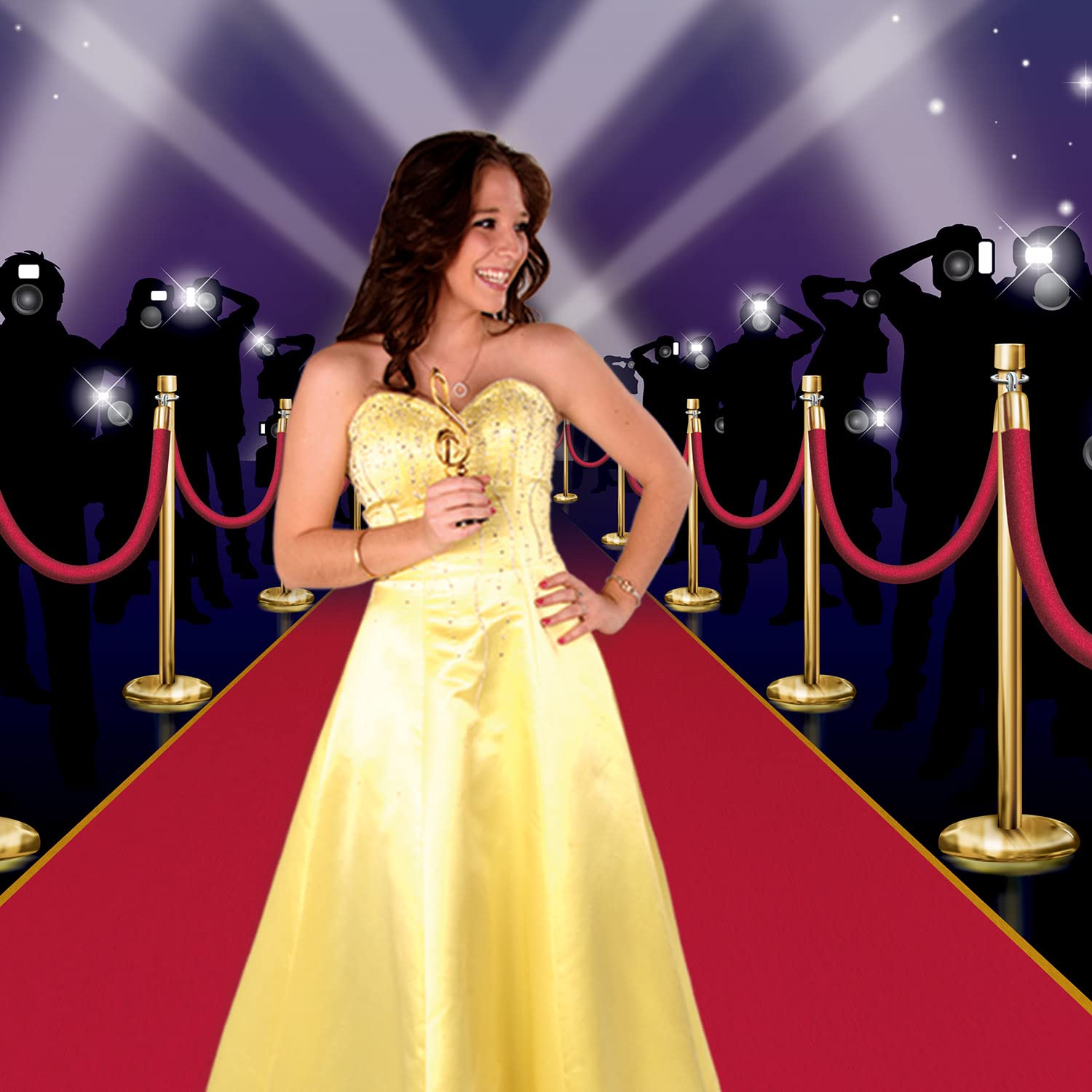 Red Carpet Insta Mural Photo Backdrop Pack of 2
