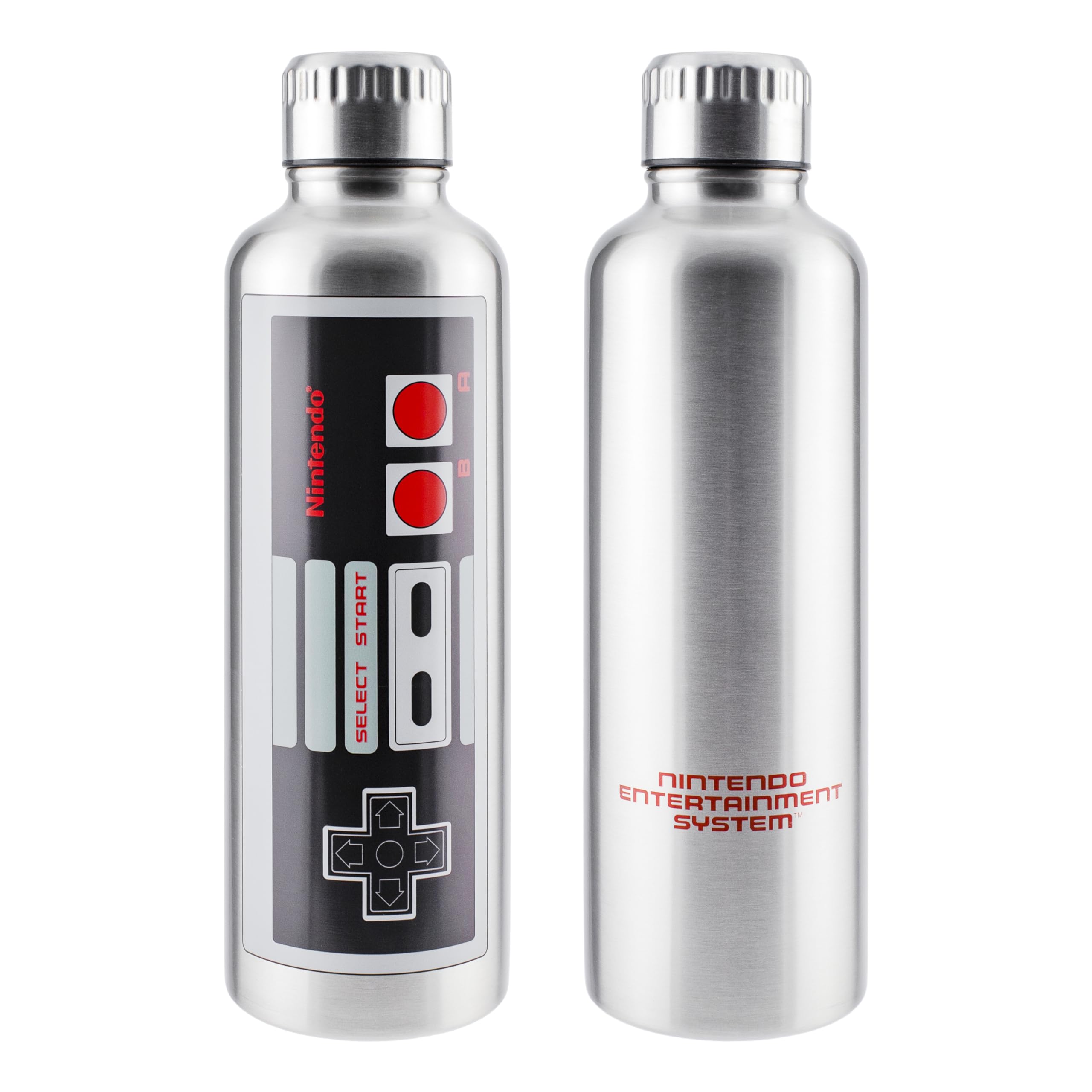 Paladone Nes Metal Water Bottle, Regular, Multicolor