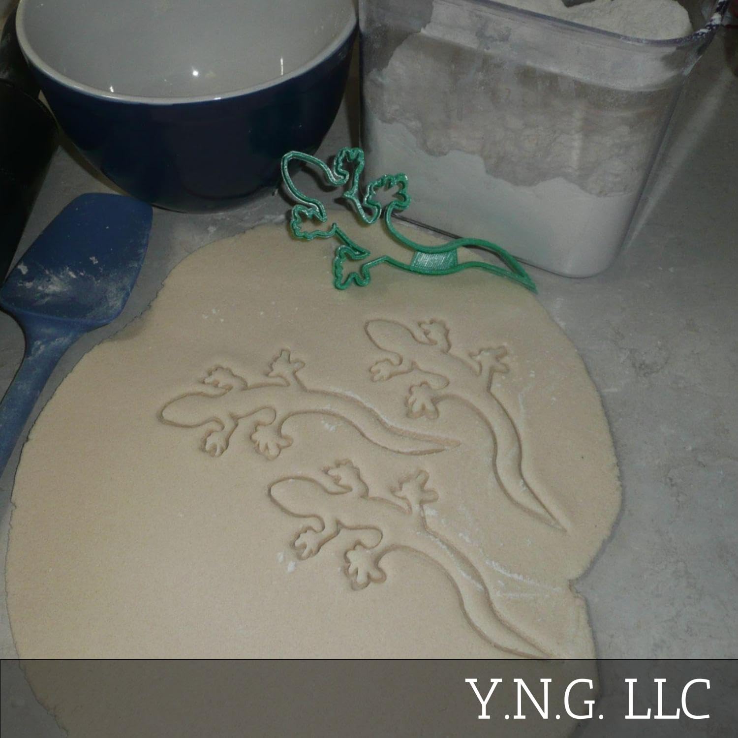 Gecko Lizard Outline Warm Climate Reptile Animal Cookie Cutter Made In Usa Pr2145