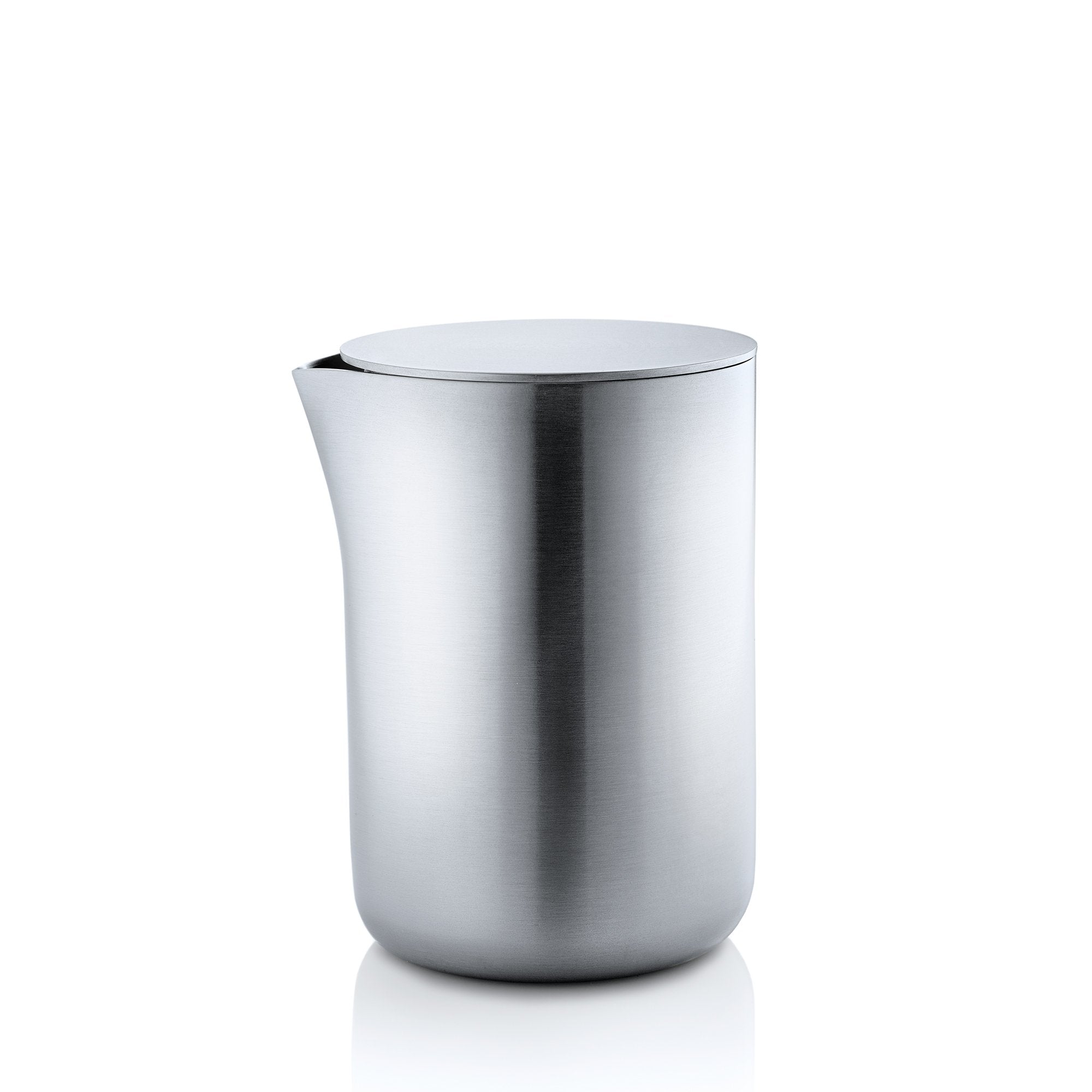 Blomus Basic Milk Container With Lid, 9.7 X 6.6 X 7.5 Cm, Brushed Stainless Steel