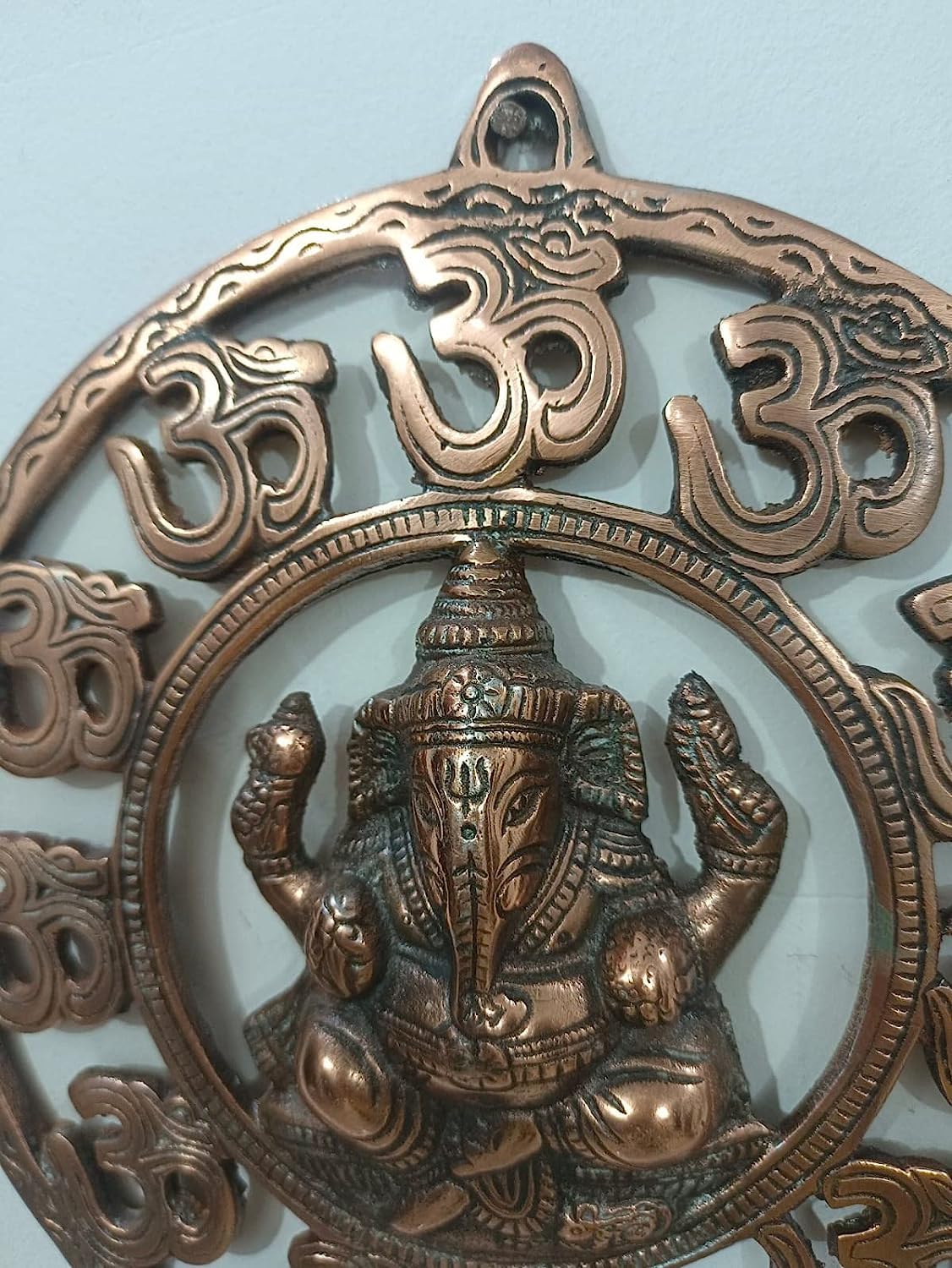 Dn Enterprises Wall Hanging Ganesha For Main Door Home Office Dcoration | Ganesha Wall Hanging Frame For Main Door (Brown)