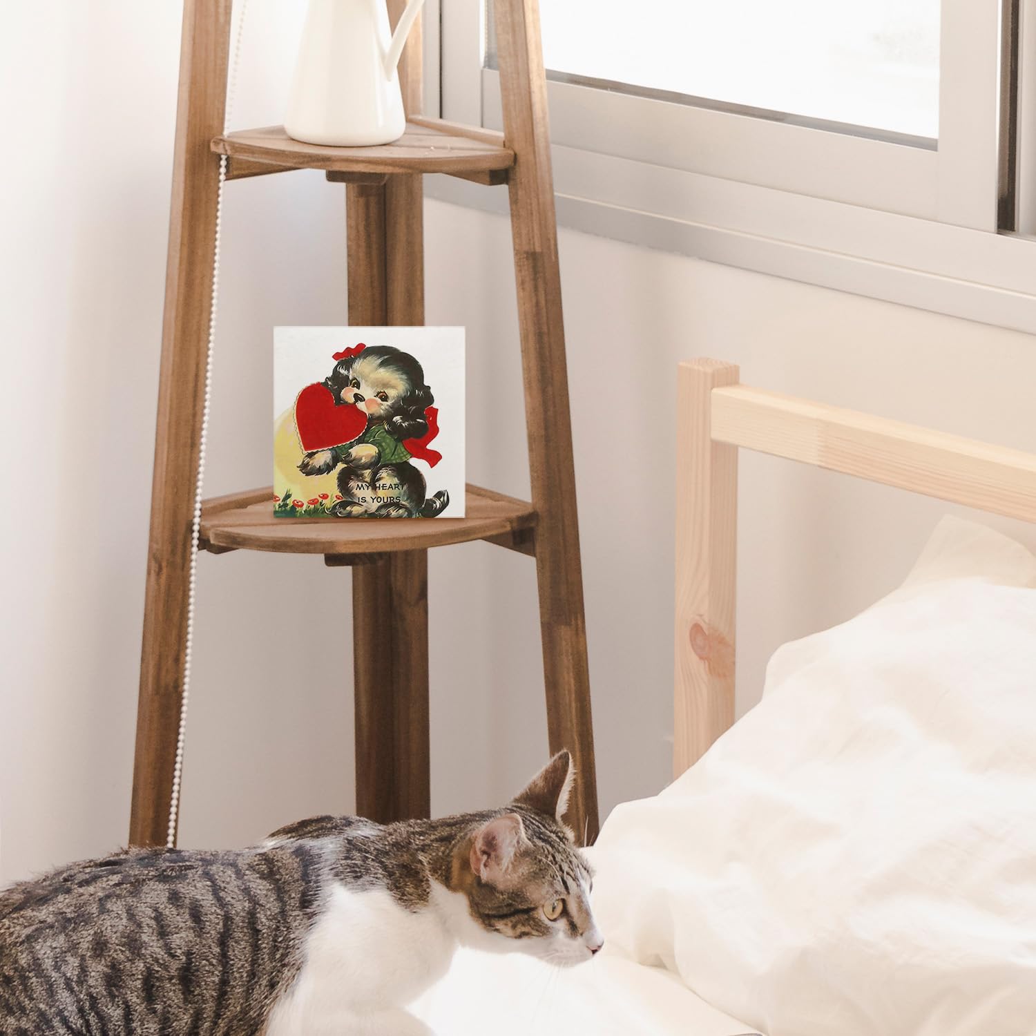 grapehiker You Give Me Tachycardia ICU Nurse Life Valentines Day Decor, Nurse Valentines Day Wooden Sign, Valentines Gifts for N