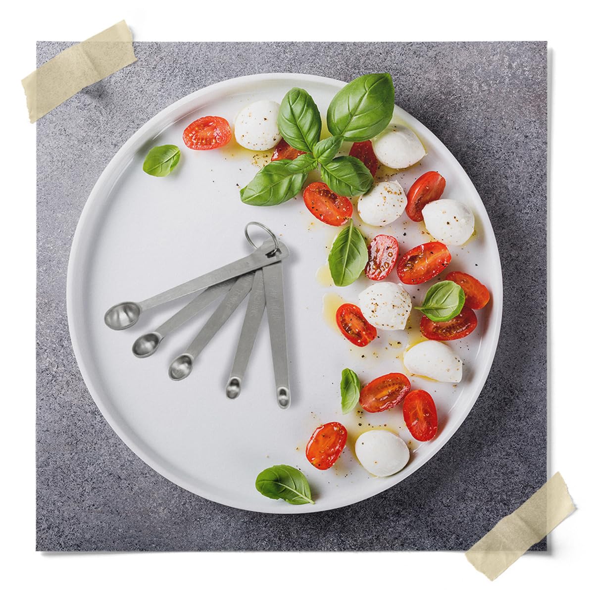 Mini Measuring Spoons 4-Piece Set - Nip, Smidgen, Pinch, Dash - For Cheesemaking, Baking, Seasonings, And More - Easily Measure
