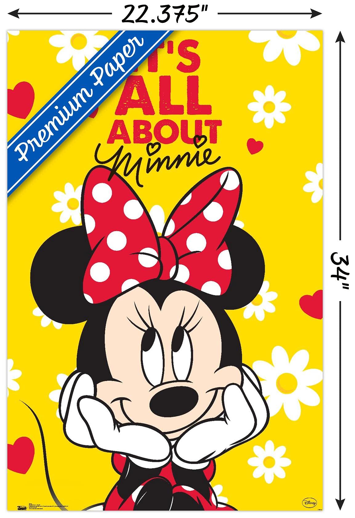 Trends International Disney Minnie Mouse - Classic Wall Poster, 22.375'' X 34'', Premium Unframed Version