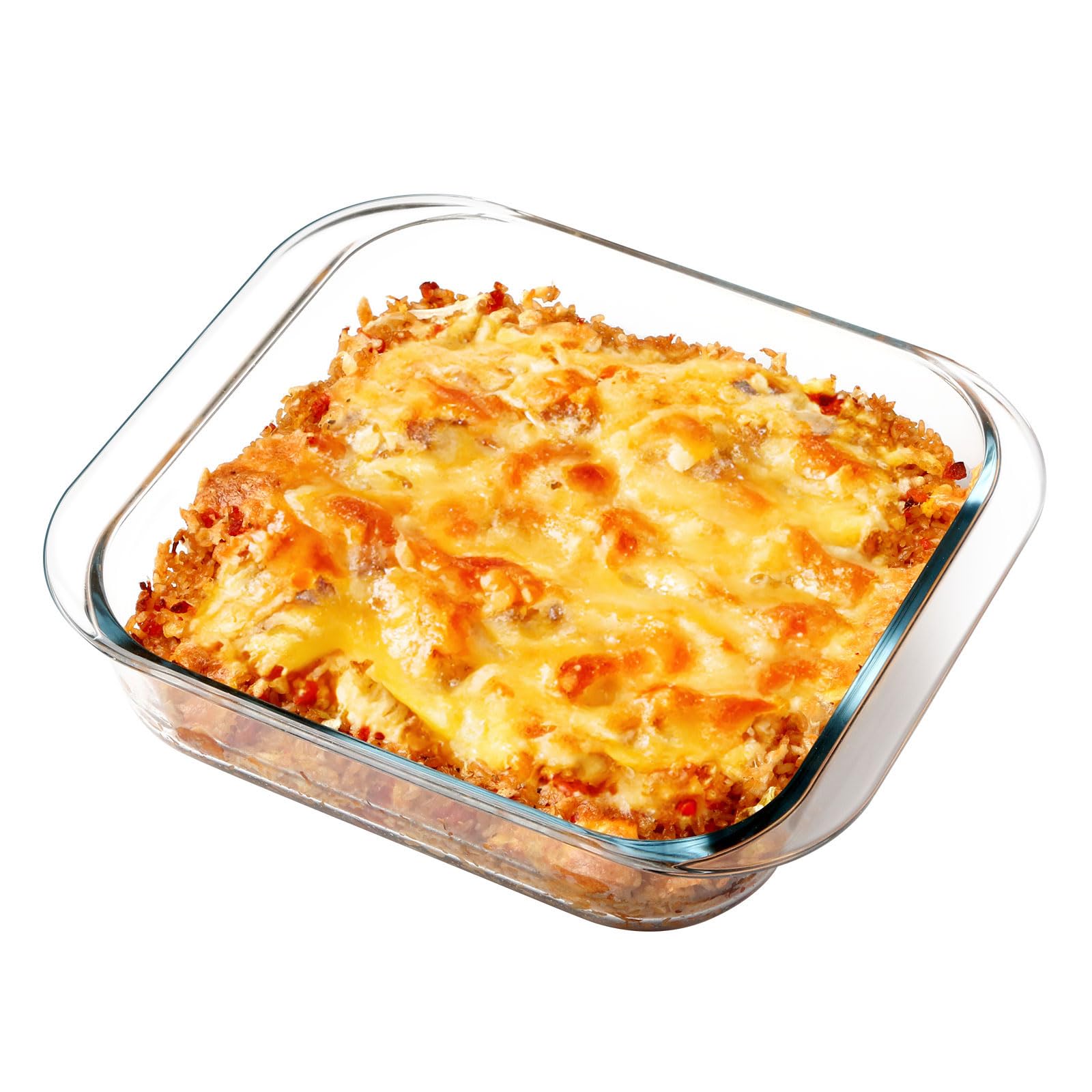 NUTRIUPS Square Glass Baking Dishes,Square Baking Dish, Glass Baking Dish for Oven 9x9 Inch 1 Pack