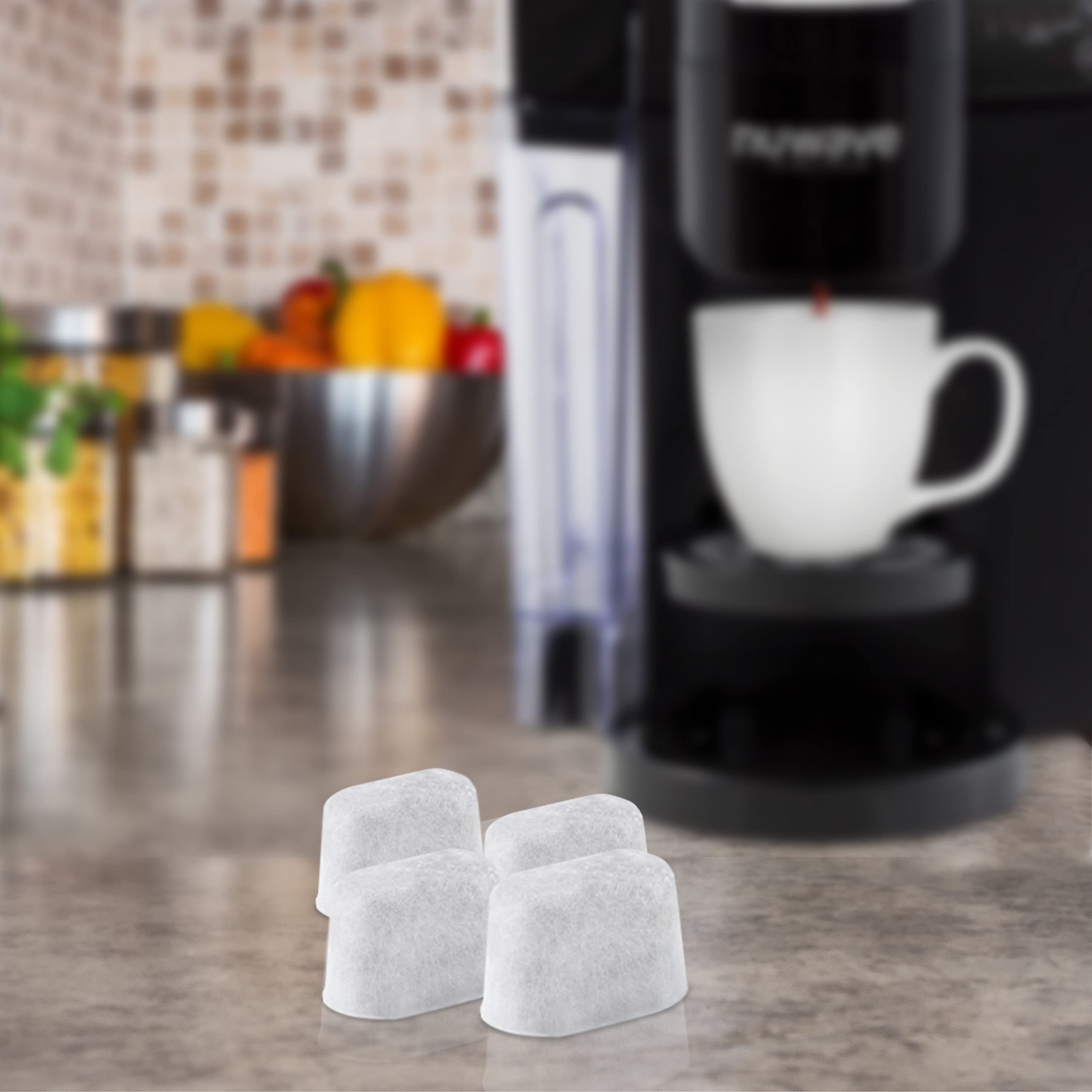 Nuwave 4-Piece Charcoal Filter Set For The 3-In-1 Bruhub Coffee Maker, Compatible With All Nuwave Bruhub Models