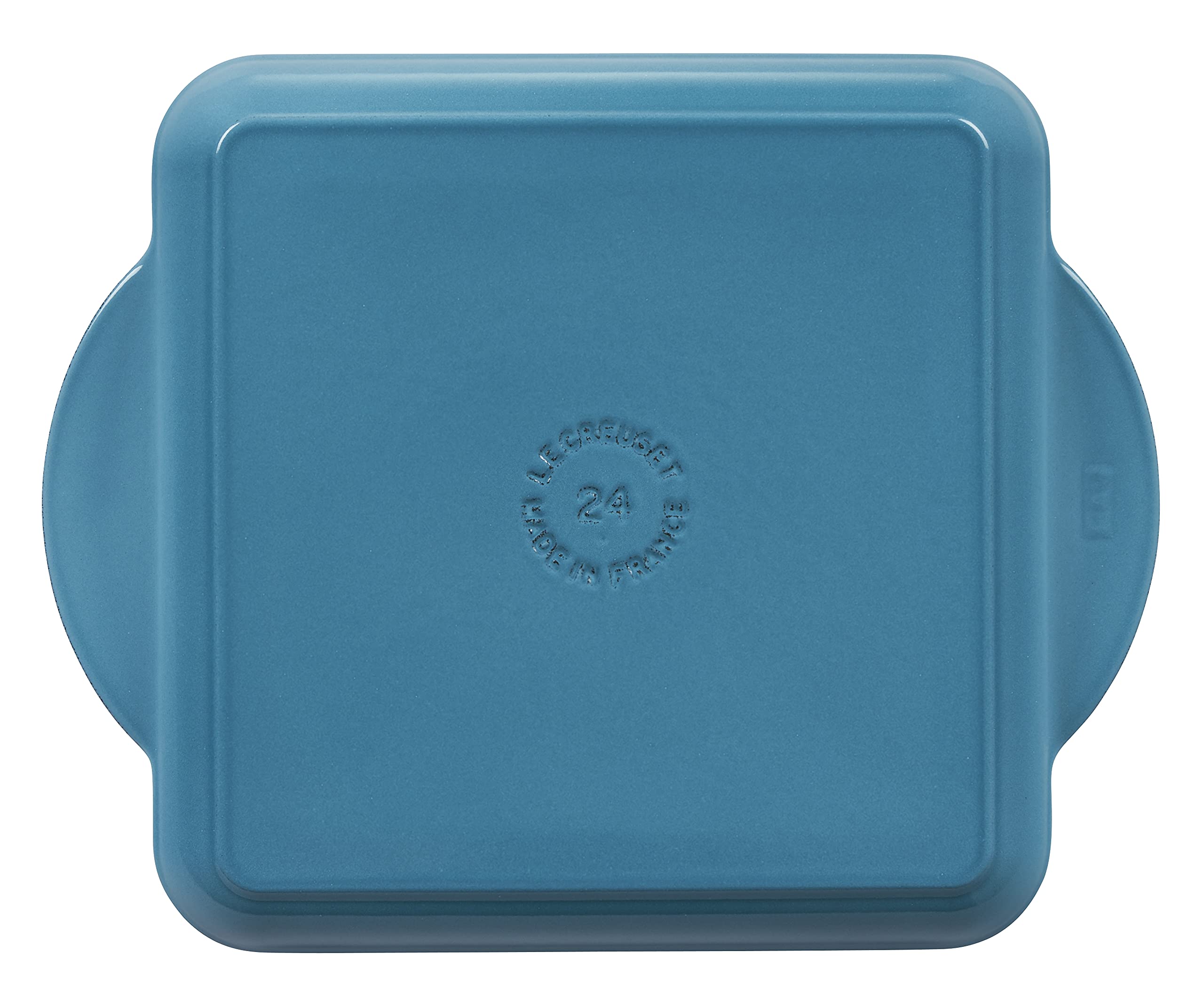 Le Creuset Enamaled Cast Iron Square Grill, 9.5, Caribbean