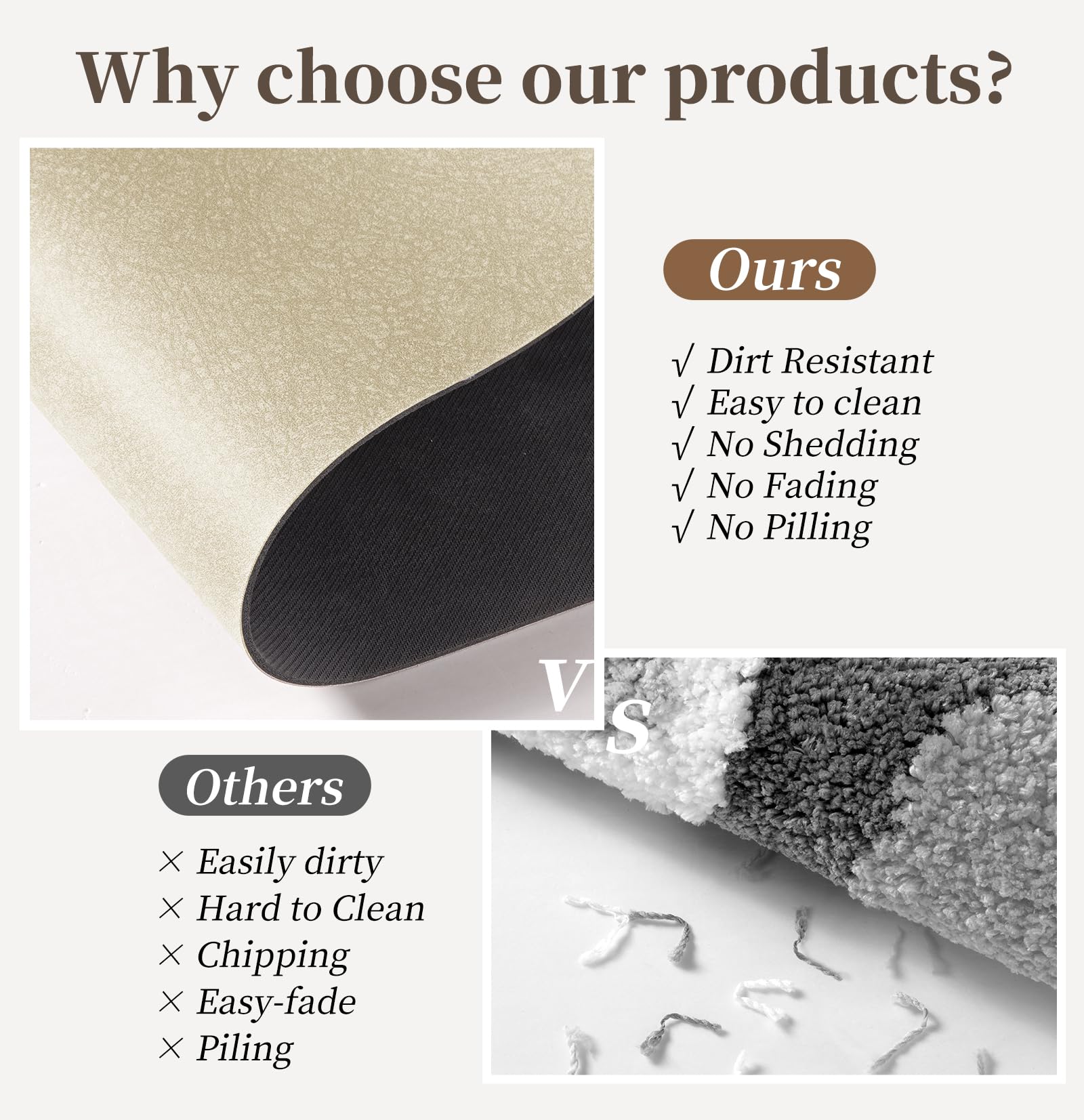 Earcu Bath Mat Rugs 24X17 - Diatomaceous Earth Bath Mat Quick Dry Absorbing Bathroom Rugs Rubber Non Slip Thin Bathroom Mat Fit