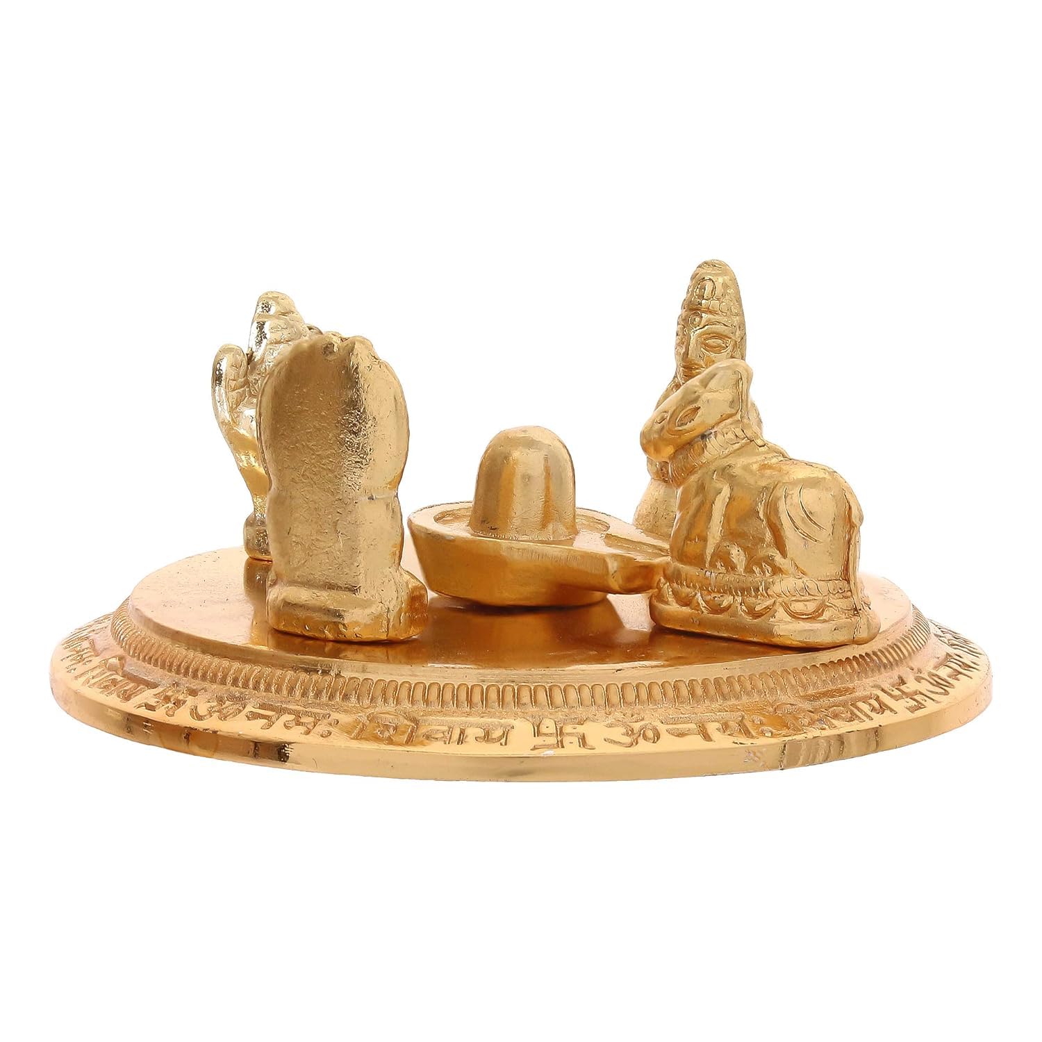Ani Divine Handcrafted Shiv Parivar Idol With Shivling, Parvati, Ganesh, Kartikeya, Nandi Idol Murti For Temple, Sharavan Puja,