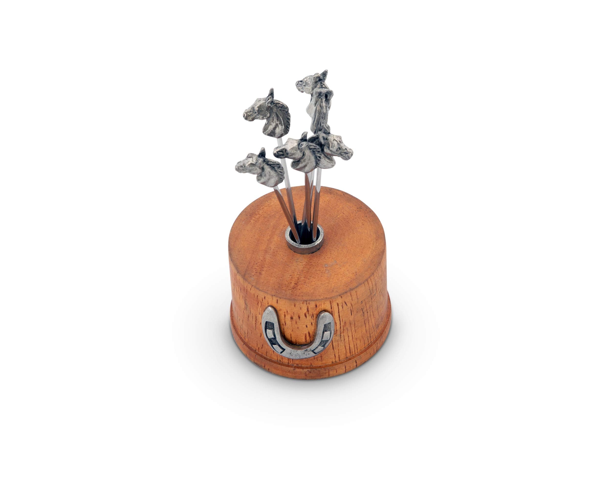 Vagabond House Equestrian Cheese Pick Set (6 Picks In Set) 3.5 Inch Tall