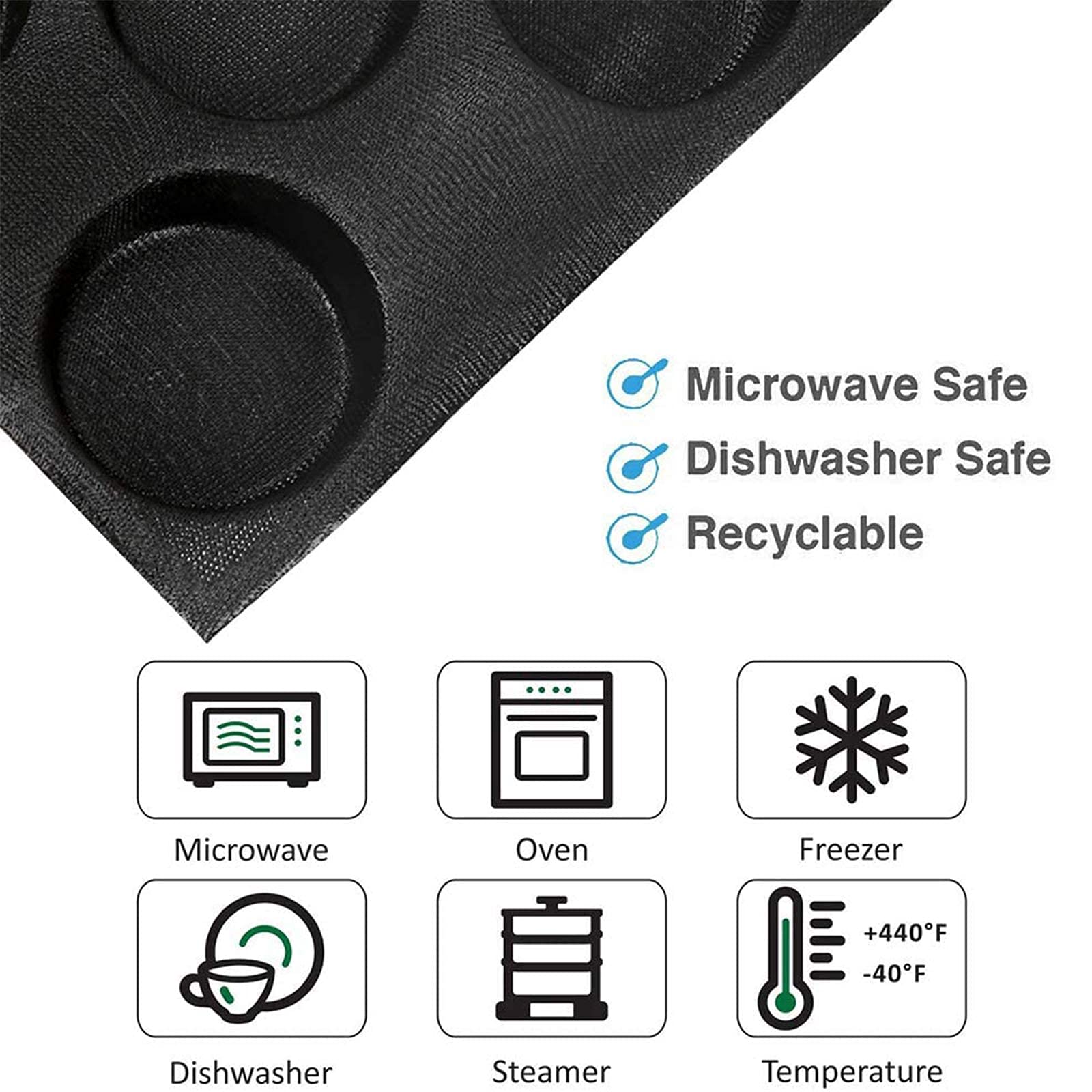 Hamburger Bun Pan, Mesh Silicone Hamburger Bun Mold, Non Stick Baking Pan For Making Buns, Great Perforated Bakery Molds For Glu