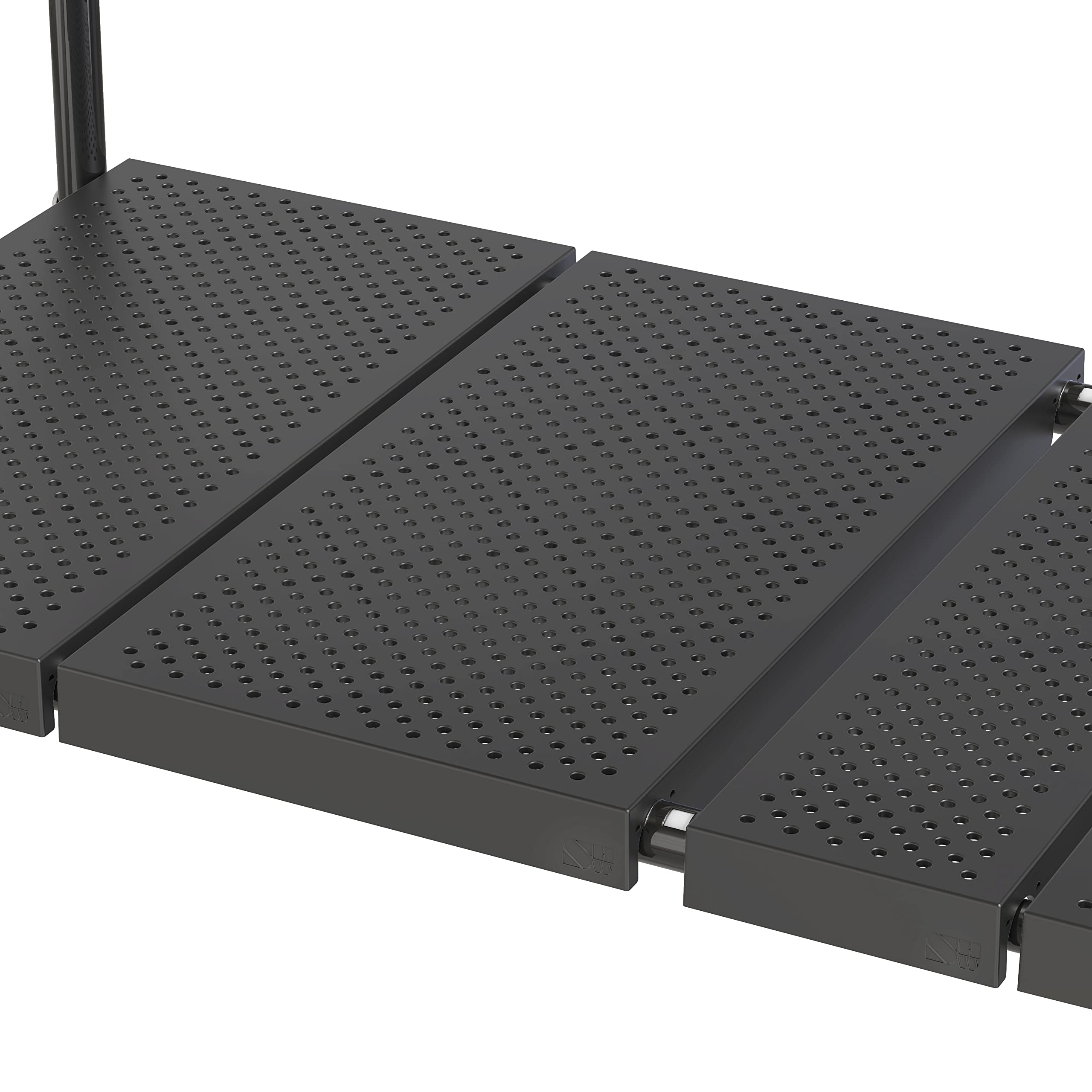 Decobros Under Sink 2 Tier Expandable Shelf Organizer, Black