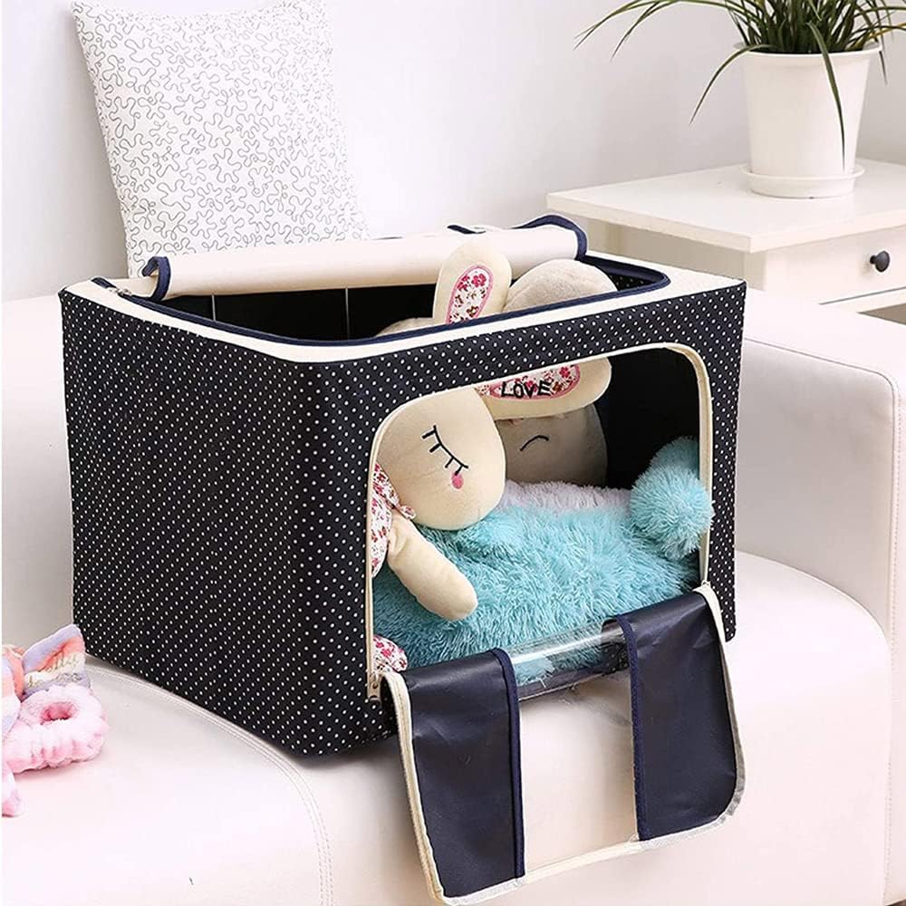 Kandpand Foldable & Collapsible Large 66L Garment Storage Bag For Wardrobe, Cloth Organizer Clothes Box, Saree Cover Dress Organ