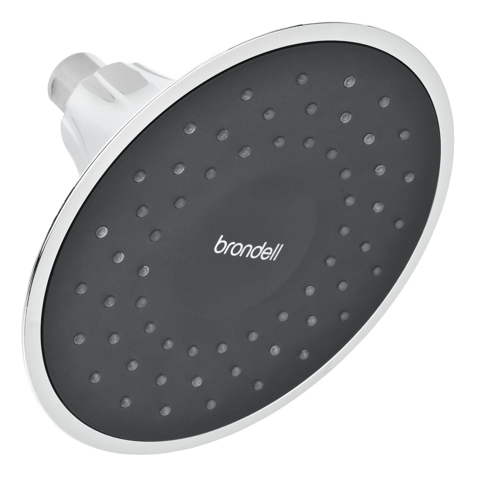Vivaspring Filtered Shower Head Fsh25-Cb In Chrome Finish With Obsidian Face And Wide Rain Spray | For Softer Skin And Hair | 6