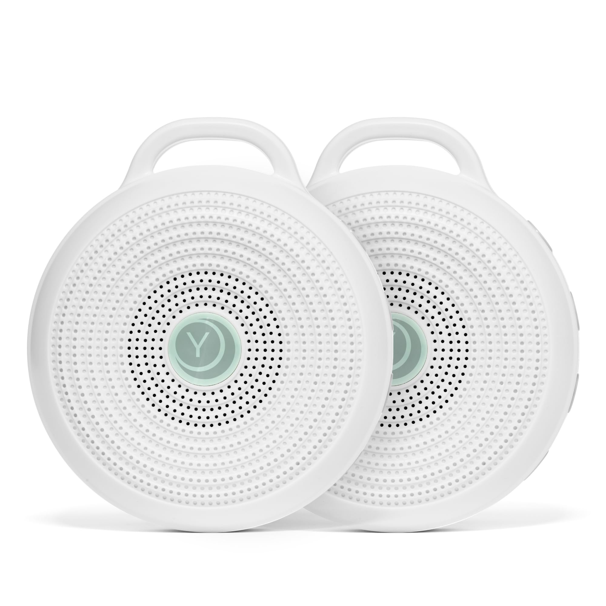 Yogasleep Rohm Portable White Noise Machine for Travel 3 Soothing Natural Sounds + Volume Control Sleep Therapy for Adults & Baby 2-Pack