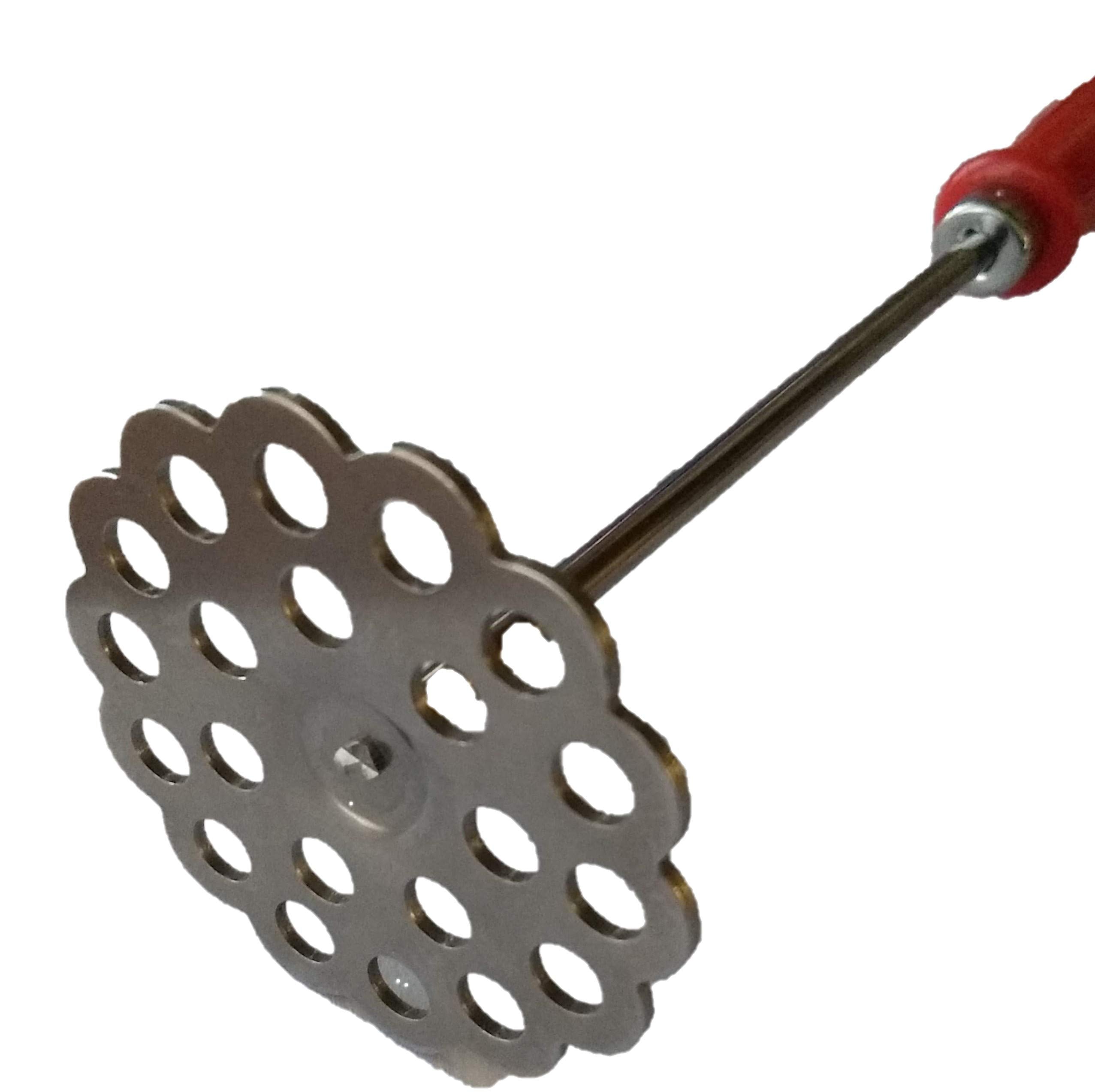 Smart Cook Stainless Steel Potato Masher & Bean Masher, Heavy-Duty, Dishwasher Safe