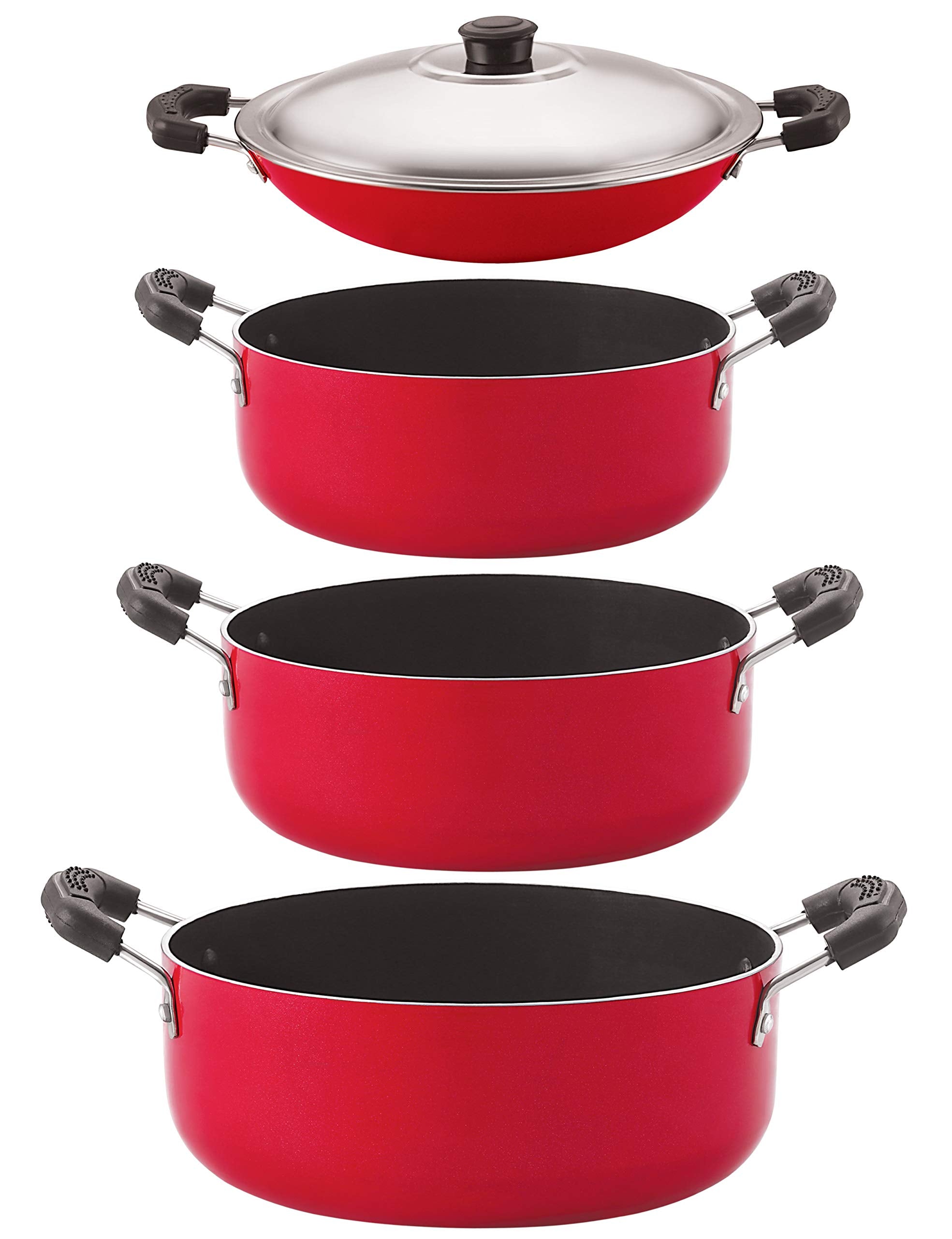 Nirlon NonStick Aluminium Cookware Combo Gift Set (Ac_Cs20_Cs22_Cs24)