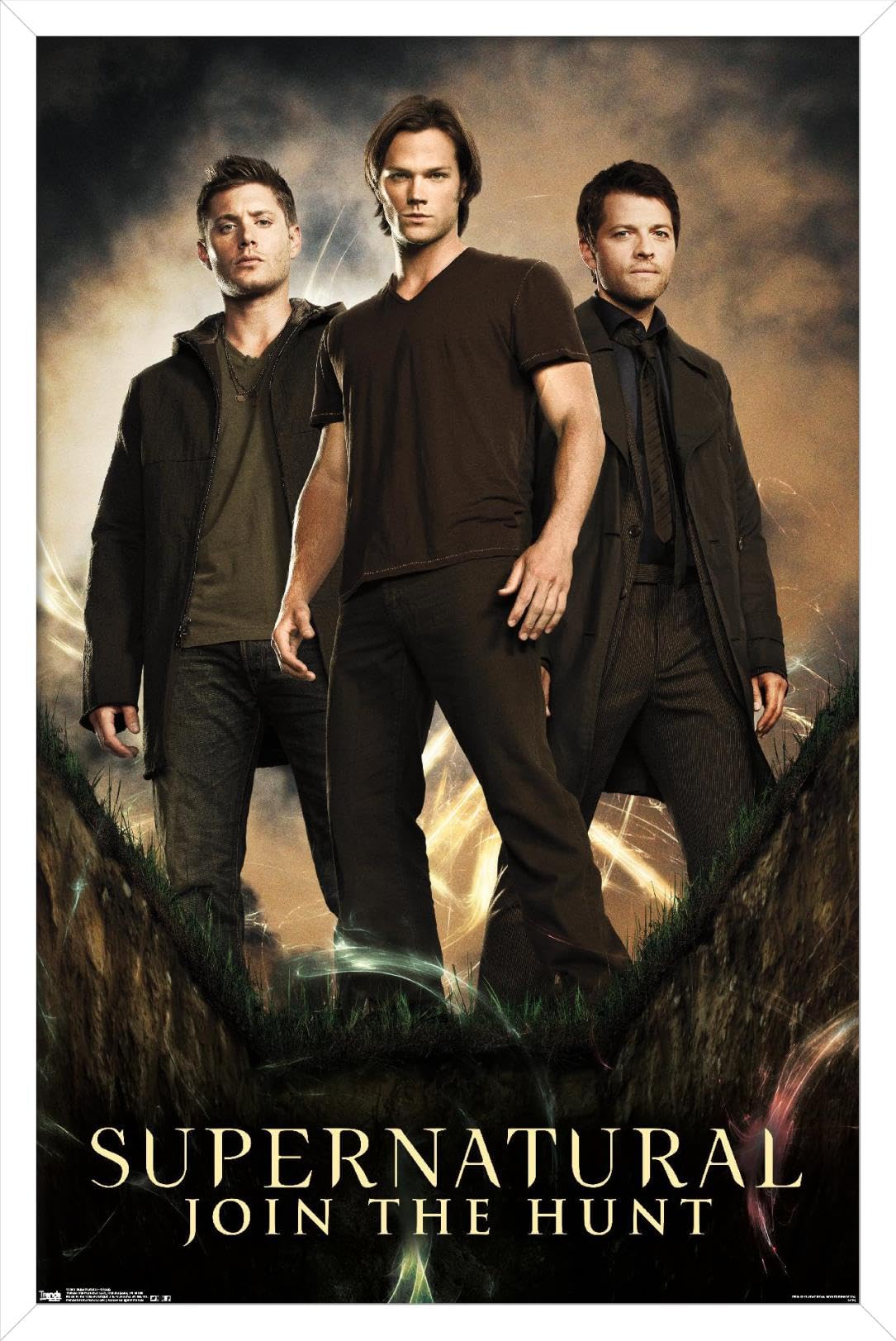 Trends International Supernatural - Group Wall Poster, 22.375'' X 34'', White Framed Version