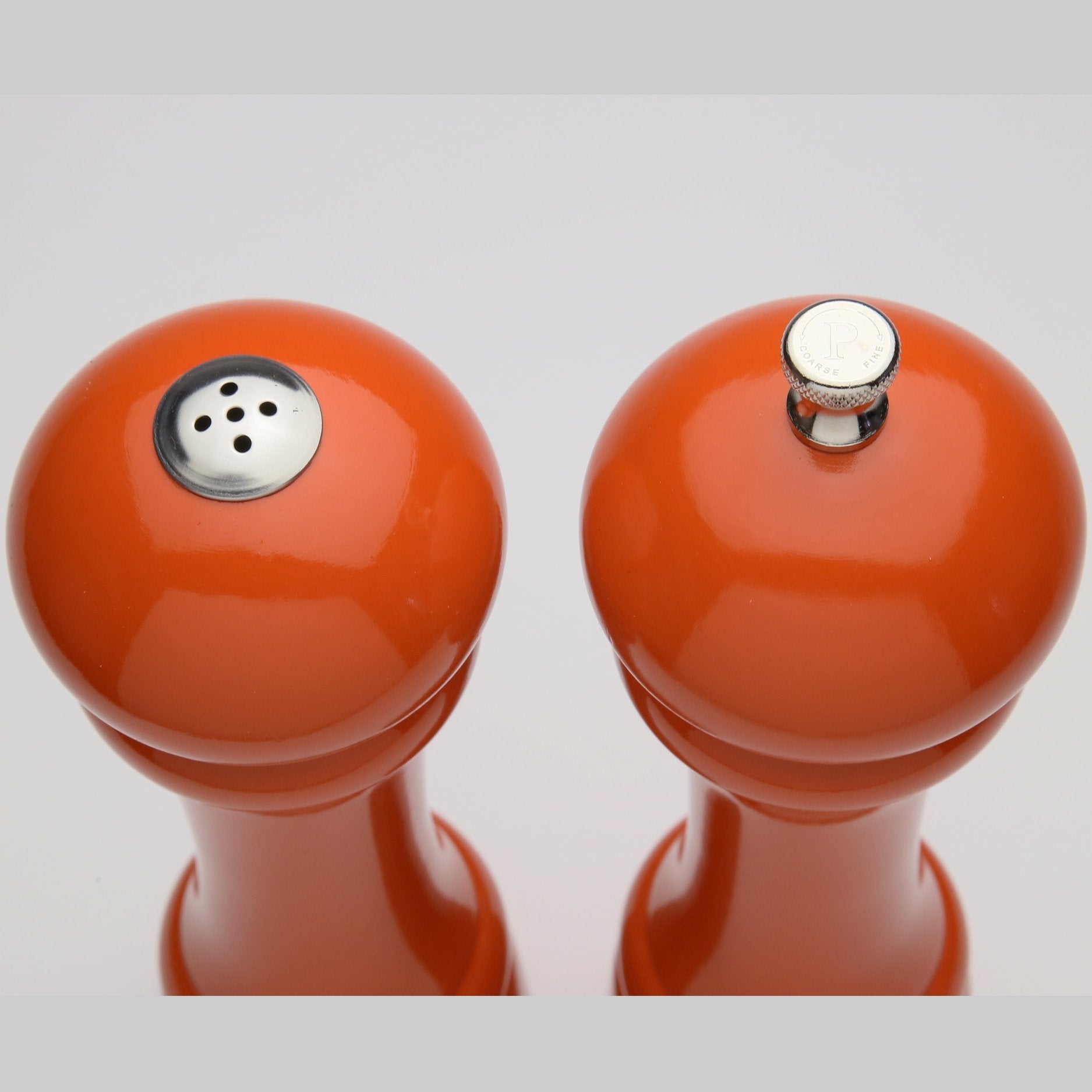 Chef Specialties 10 Inch Imperial Pepper Mill And Salt Shaker Set - Butternut Orange