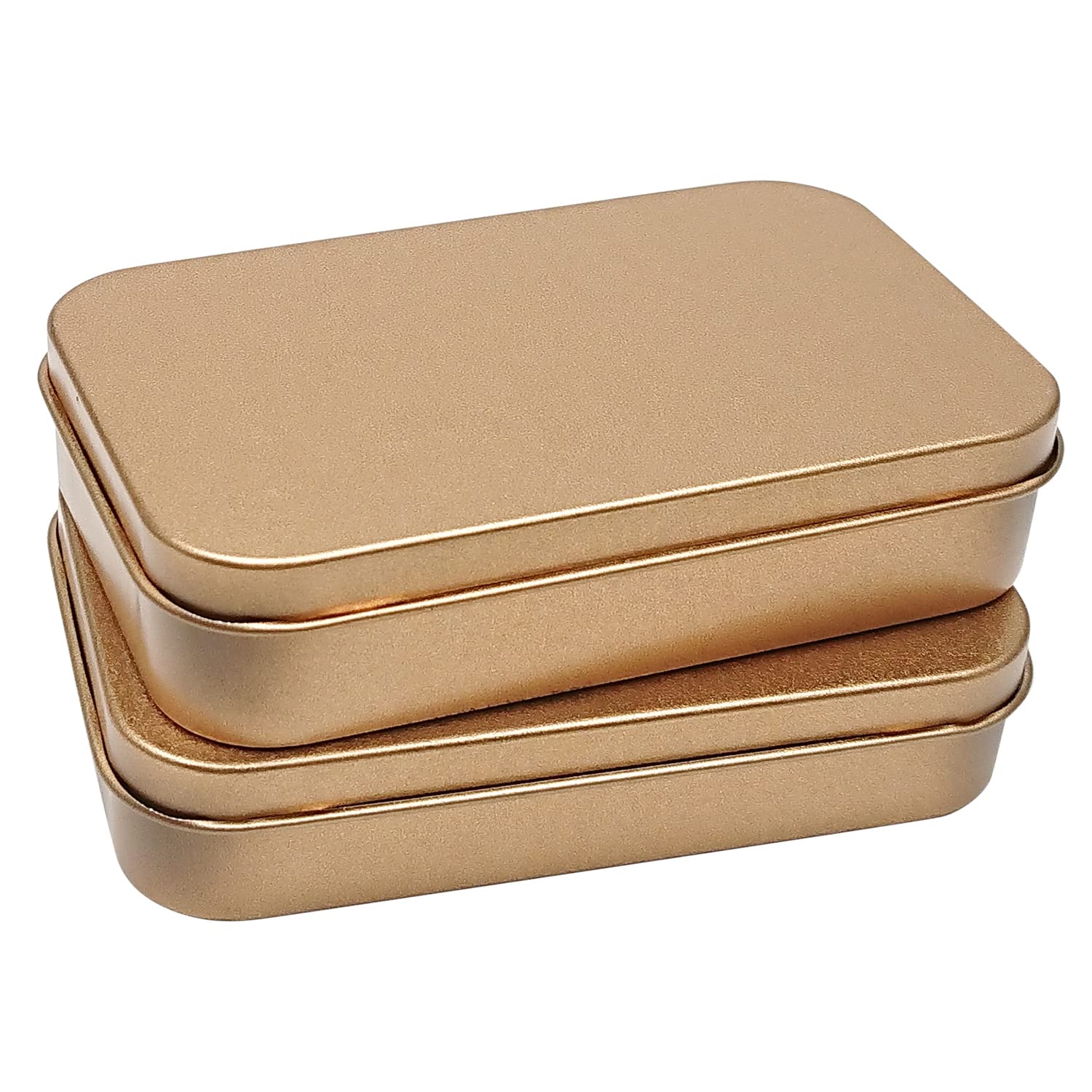 6 Pcs Metal Hinged Tin Box Container Mini Portable Small Storage Container Kit With Lid For Home Storage 3.7 X 2.3 X 0.8 Inch, G