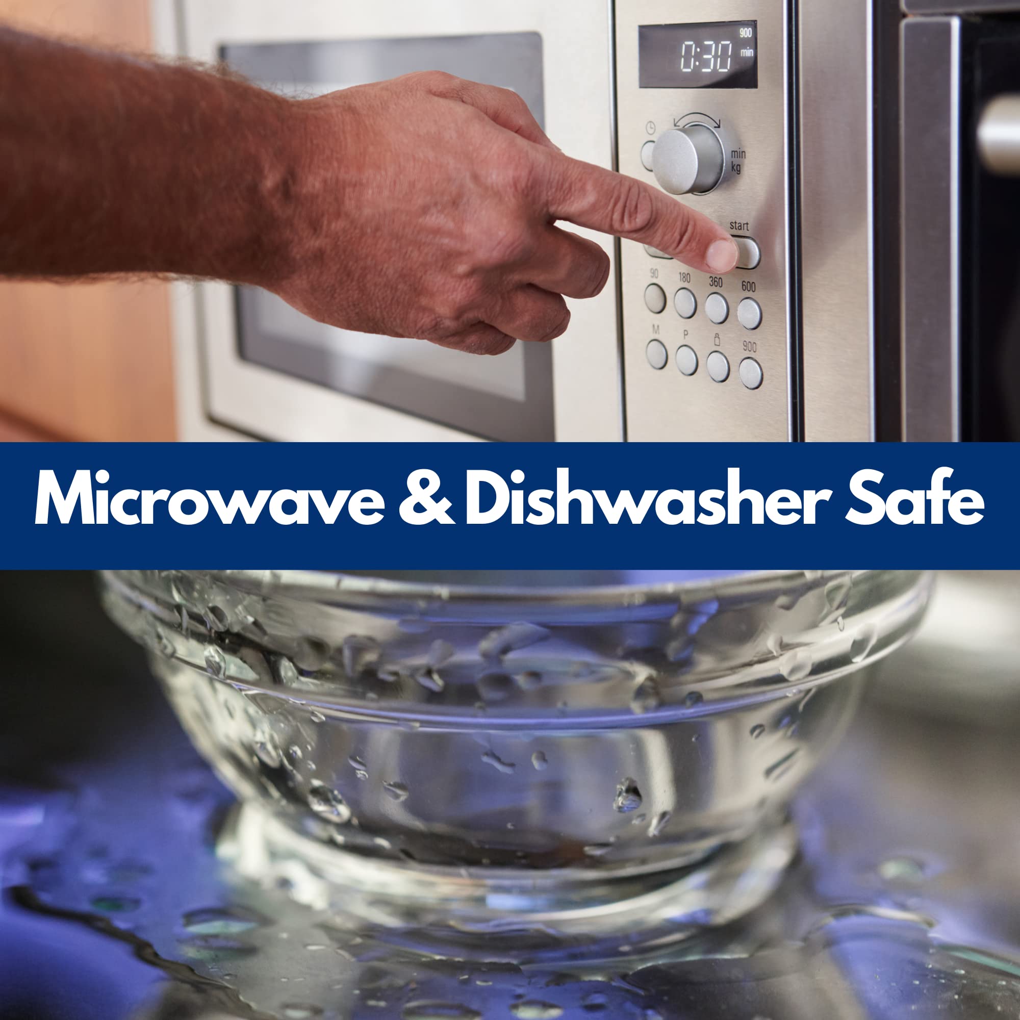 3.5 Inch Mini Meal Prep Bowls - Glass Ramekins Bowls | Stackable Clear Serving Bowls | Bowl for Salad  Dessert  Dips  Nut | Candy Dishes  Stackable and Dishwasher Safe | Kitchenware - Set of 6