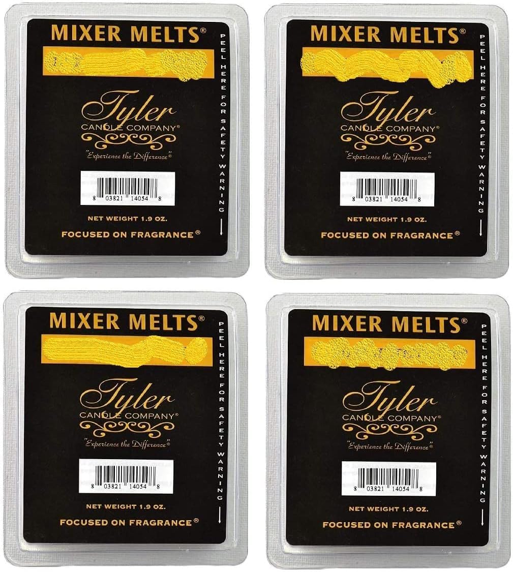 Tyler Candle Mixer Melts (Multi fragrances - Diva, High Maintenance, French Market, Kathina), 1.9 Oz