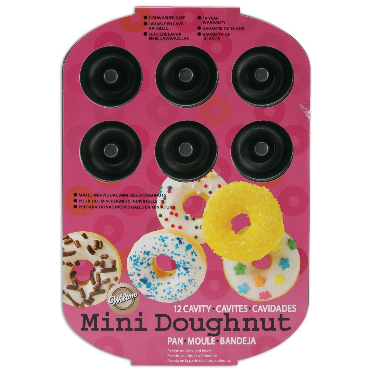 Wilton Nonstick 12-Cavity Mini Donut Pan