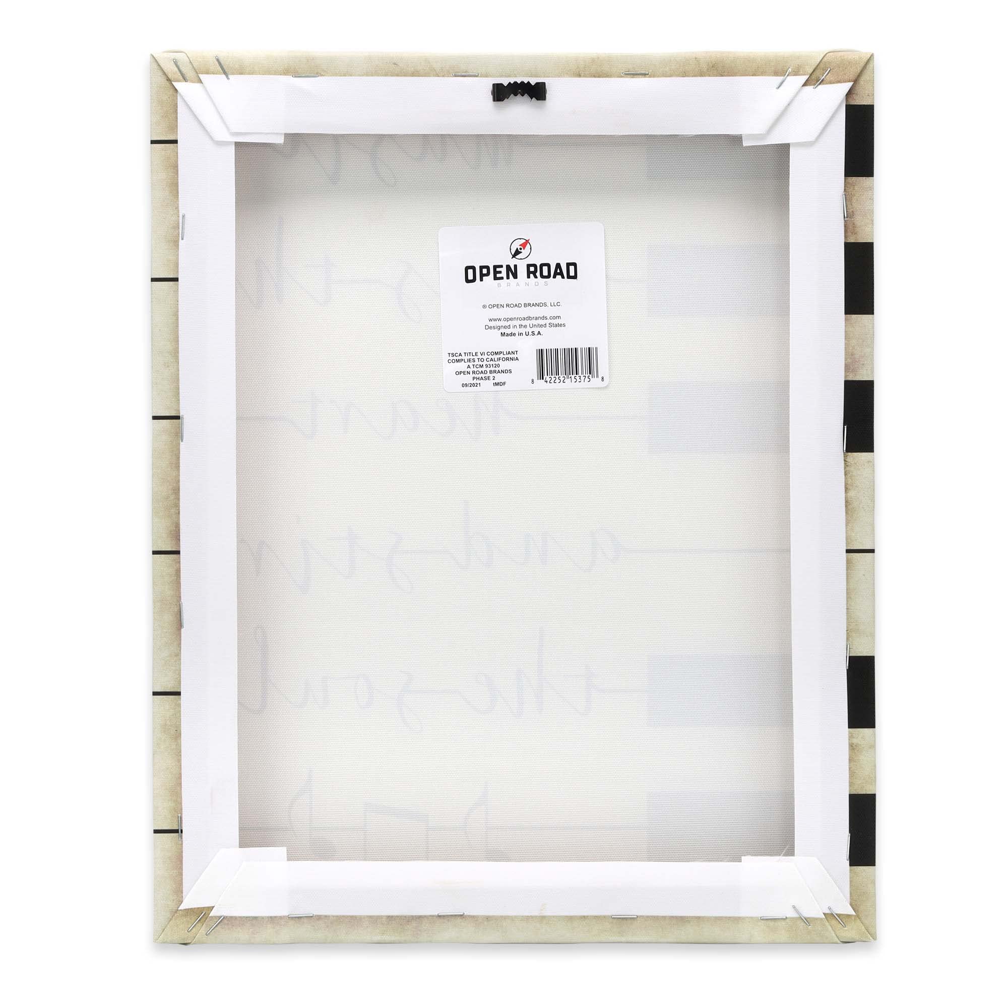 Open Road Brands Piano Keys Music Quote Gallery Wrapped Canvas Wall Decor - Music Moves The Heart And Stirs The Soul - Piano Can