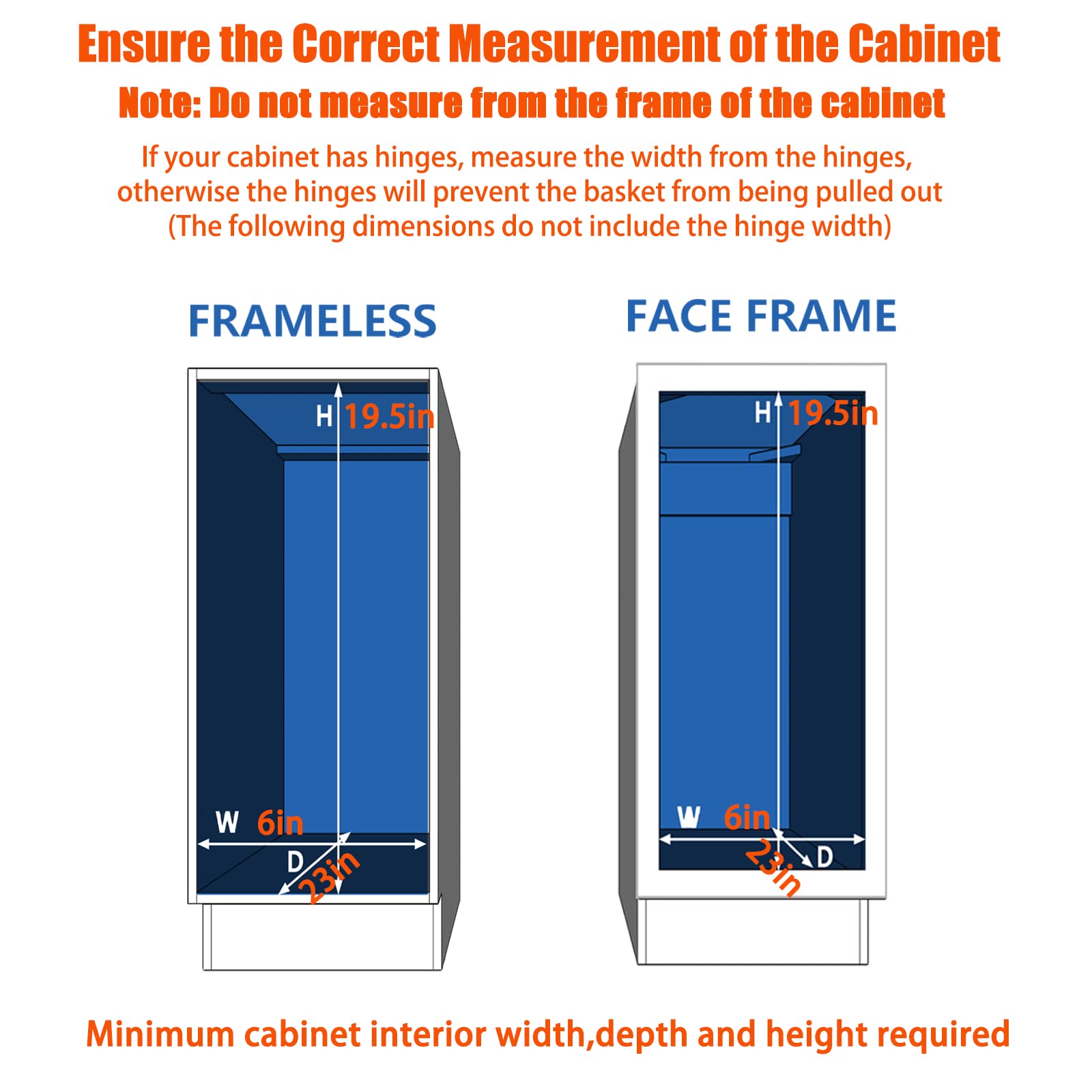 Roomtec Pull Out Cabinet Organizer For Narrow Cabinet (5'' W X 21'' D), Kitchen Cabinet Organizer And Storage 2-Tier Cabinet Pul