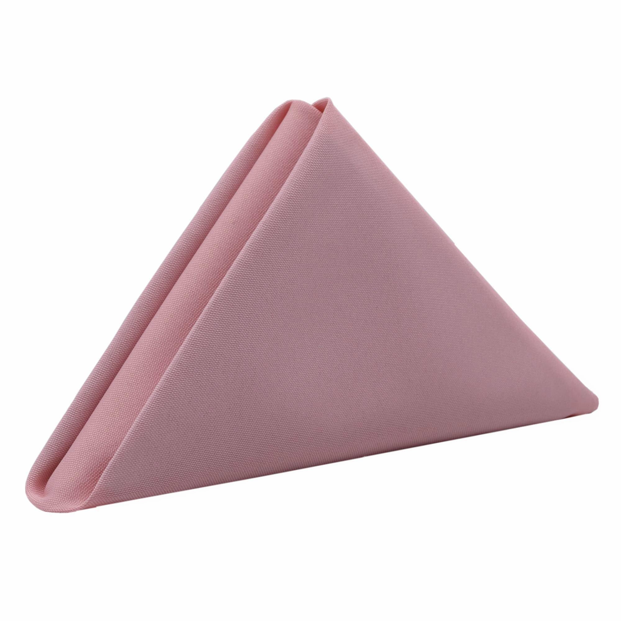 Your Chair Covers - 20 Inch Square Premium Polyester Cloth Napkins. Oversized, Double Folded And Hemmed Napkins For Restaurant,