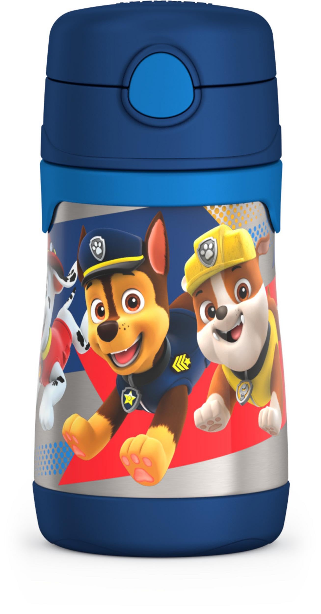 Thermos Vacuum Insulated Stainless Steel 10Oz Straw Bottle, Paw Patrol Boy